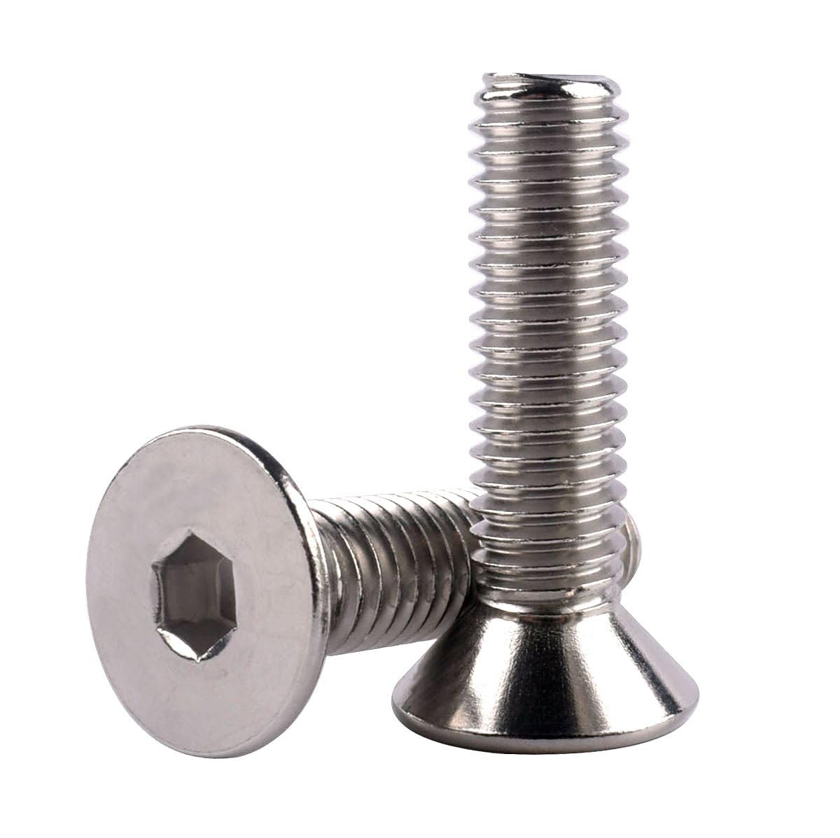 304 Stainless Steel Hex Socket Cap Bolts - Pack of 15 for Furniture & DIY