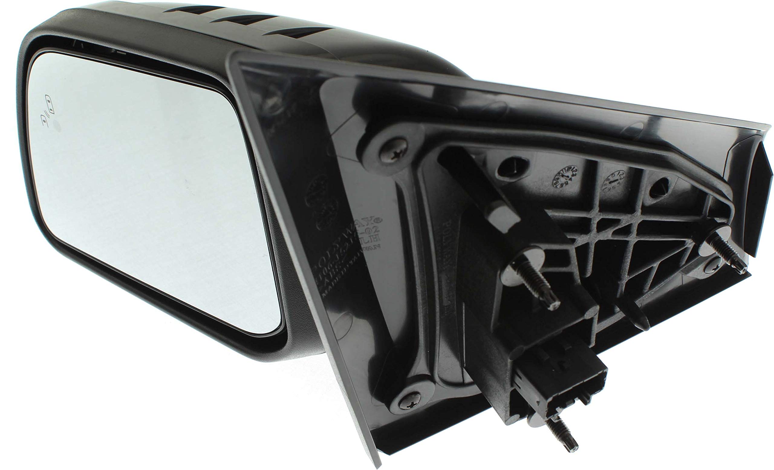 Garage-Pro Heated Power Glass Side Mirror with Blind Spot Detection - Compatible with 2011-2014 Ford Edge Driver Side - Perfect for Winter Driving & Enhanced Safety