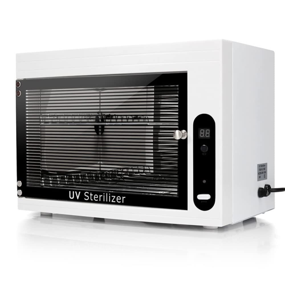 8L UV Sterilizing Cabinet for Nail Tools - Large Capacity Disinfection Machine with Timer for Manicure, Spa & Barber Equipment - Perfect for Salon, Home & Professional Use