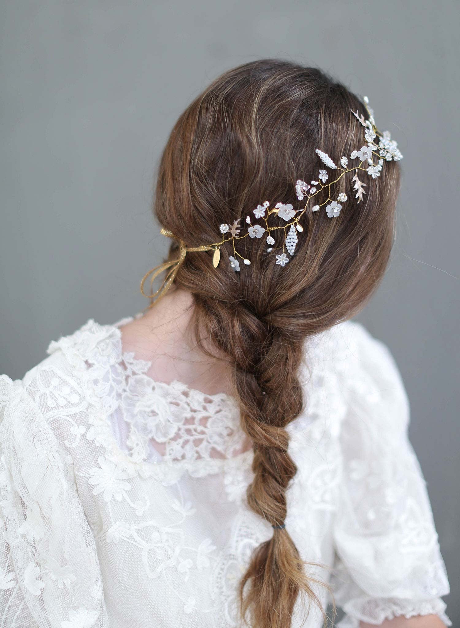 Floral Mist Hair Vine - Style #719 | Elegant Boho Hair Accessory for Weddings, Parties & Special Occasions