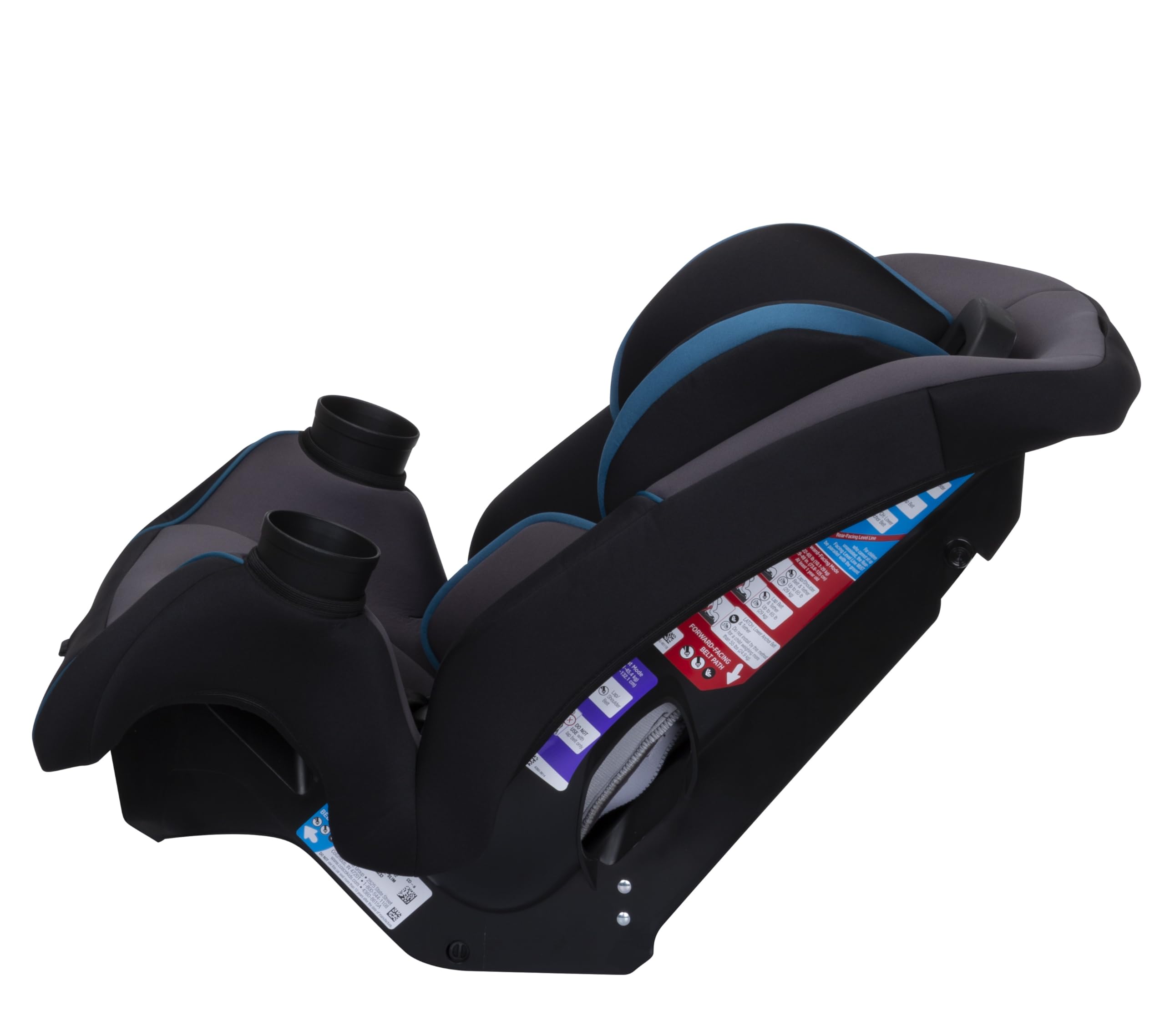 Safety 1st Crosstown Slim All-in-One Convertible Car Seat for Infants to Toddlers - Deep Sea Blue | Compact Design for Small Cars | Safe & Comfortable for Travel, School & Road Trips