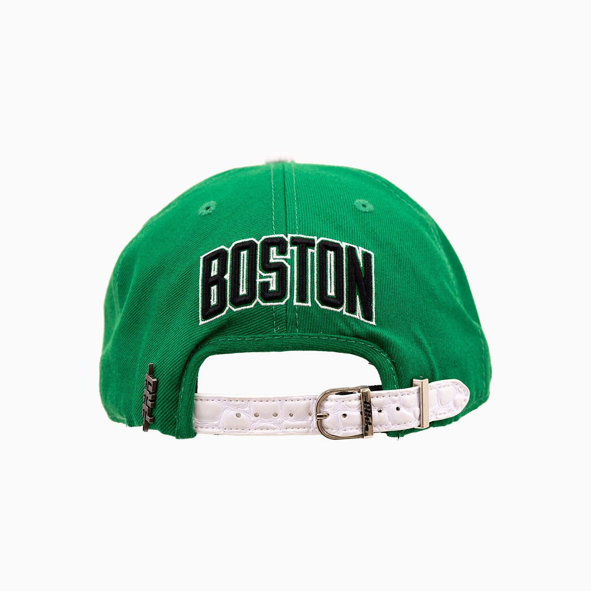 Boston Celtics NBA Official Leather Visor Wool Snapback Hat - Adjustable Basketball Cap for Men & Women - Perfect for Games, Streetwear & Sports Fans