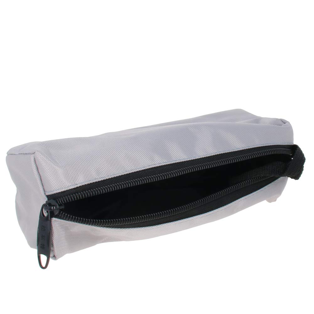 Utoolmart Professional Heavy Duty Oxford Canvas Tool Pouch - Adjustable Work Belt with Waterproof Protective Pockets (Silver Gray, Small) - Perfect for Electricians, Carpenters & Construction Workers