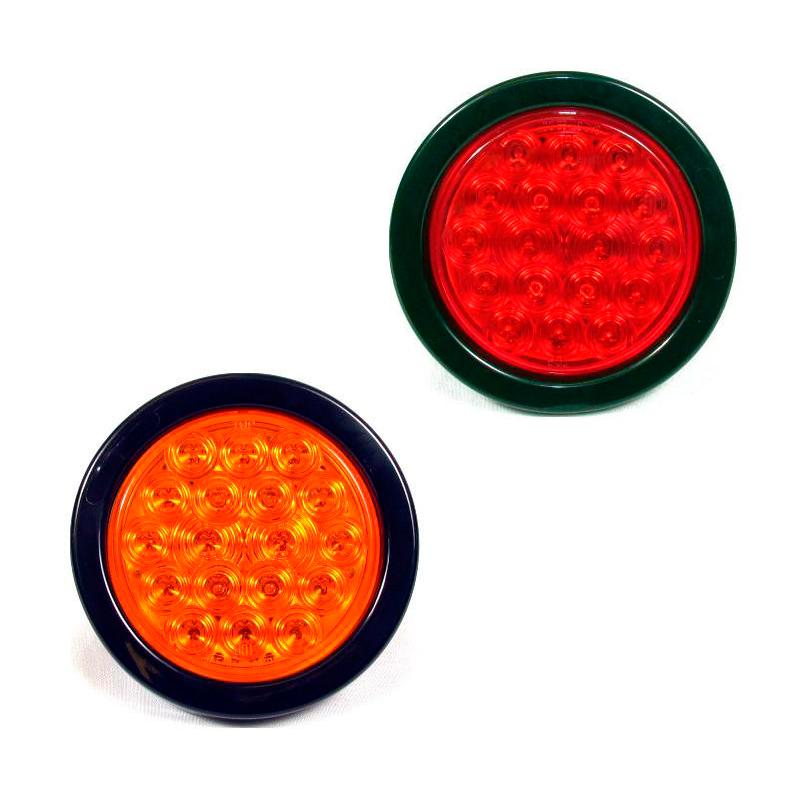 Fortpro 4 Round LED Light with 18 LEDs - Bright Energy-Efficient Lighting for Home, Garage, Workshop, and Outdoor Use