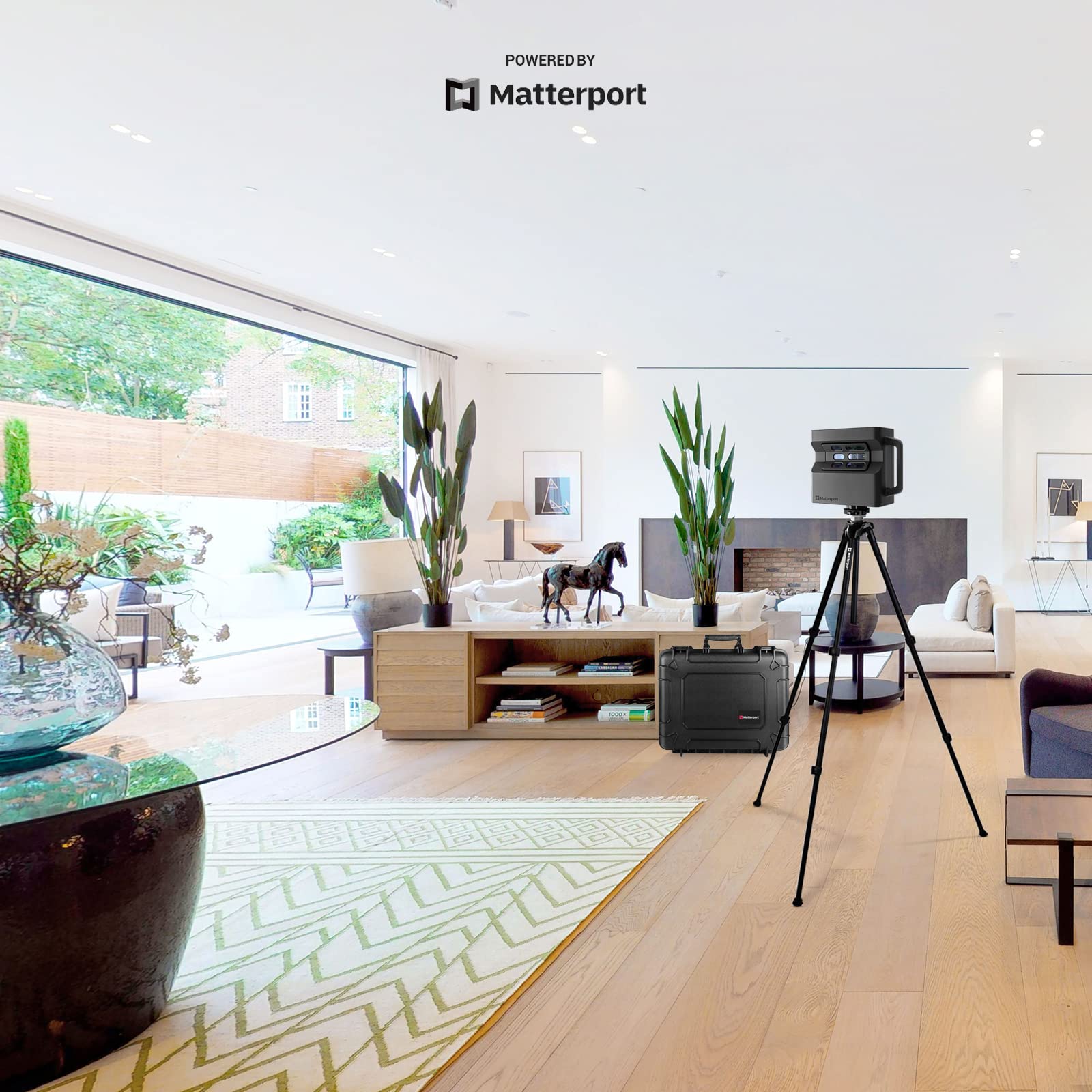 Matterport Pro2 Camera Travel Case Bundle - High Precision 3D Scanner for 360 Virtual Tours, 4K Photography & Digital Surveys - Includes Pro2 Camera, Tripod, Clamp & 20