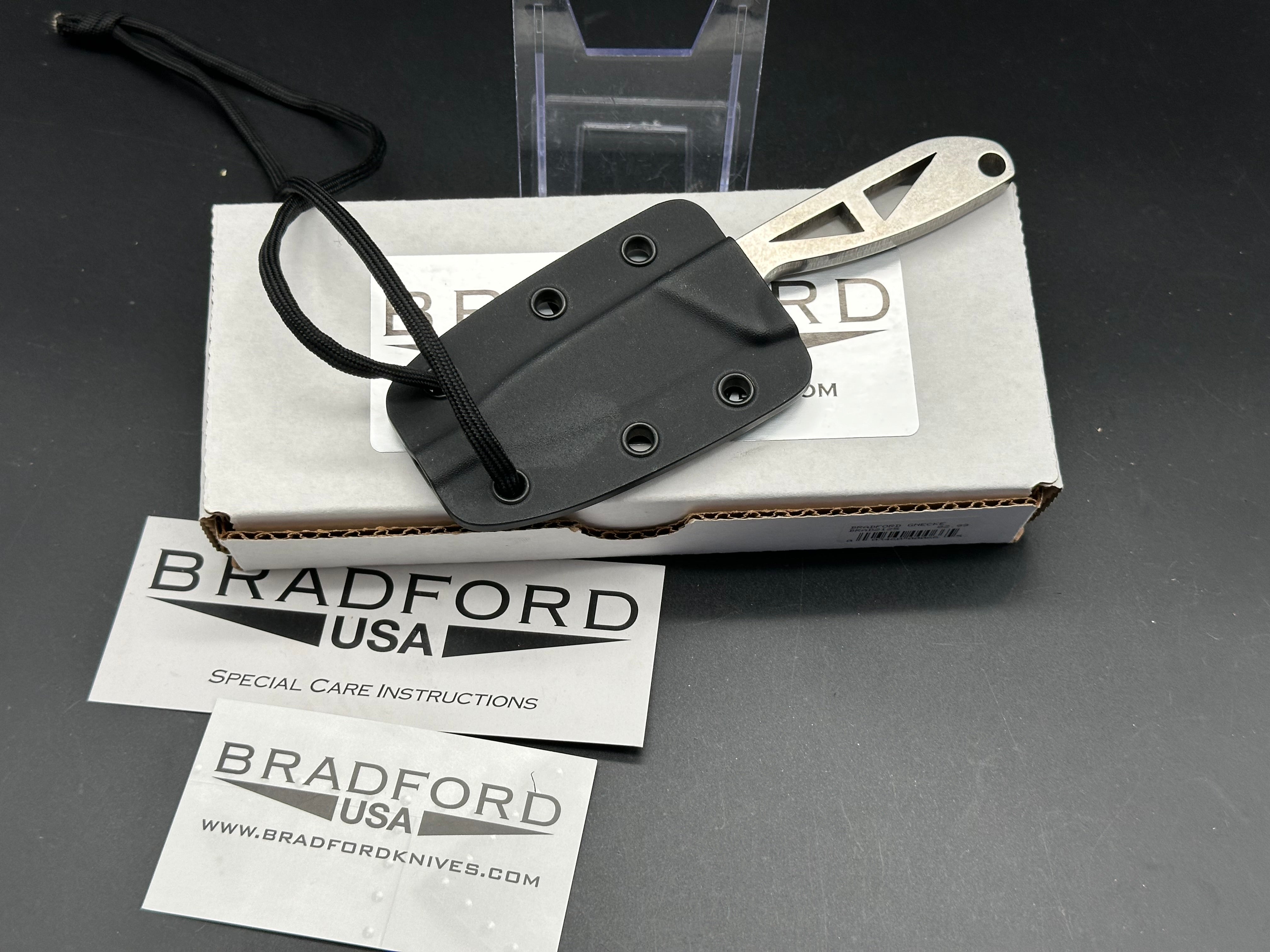 Bradford Knives G Necker Fixed Blade Neck Knife - 2.88