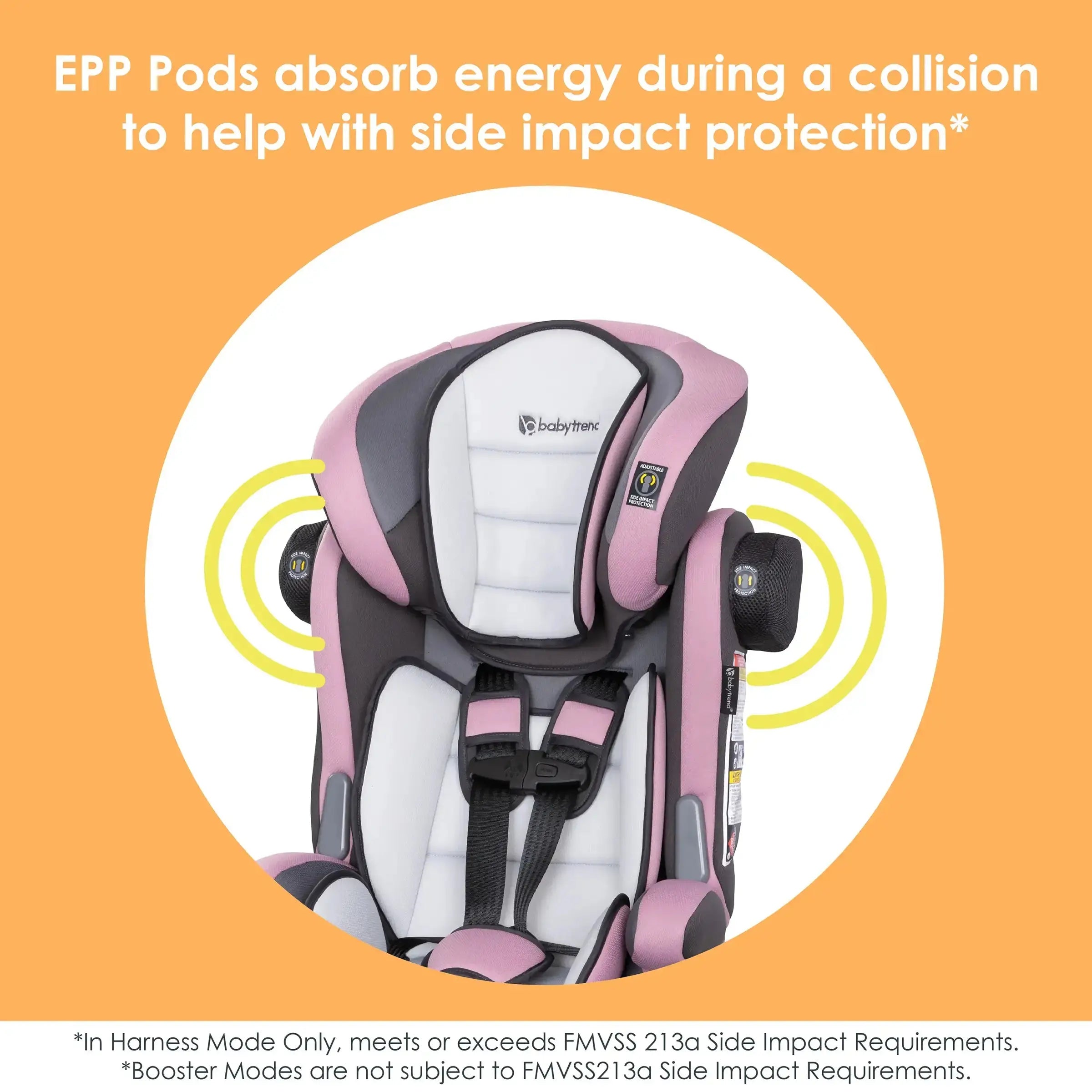 Hybrid™ SI 3-in-1 Convertible Car Seat with Side Impact Protection - Desert Rose (Walmart Exclusive) | Safe for Infants, Toddlers & Big Kids | Perfect for Road Trips & Daily Commutes
