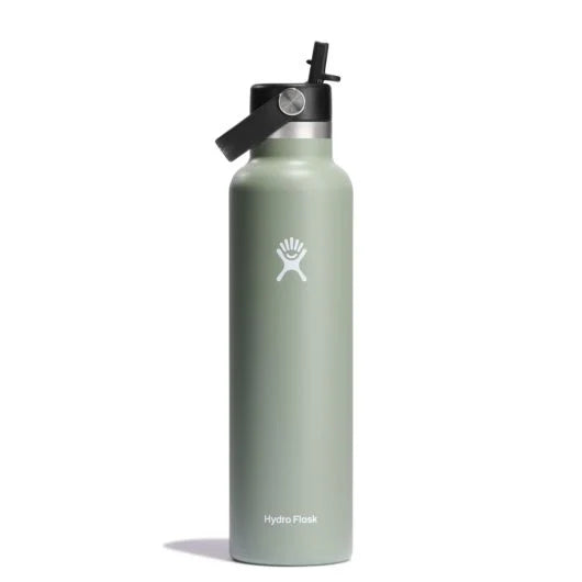 Hydro Flask 24oz Water Bottle with Straw Lid - Insulated Stainless Steel Vacuum Flask for Hiking, Gym & Outdoor Activities