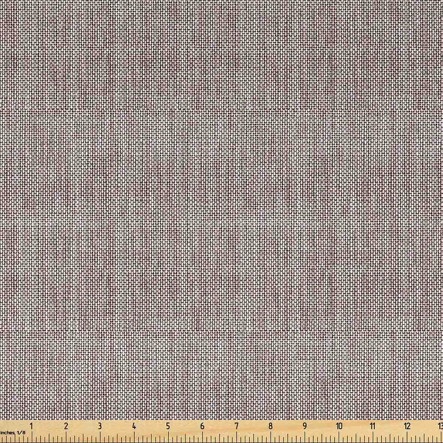 Ambesonne Faux Suede Fabric by The Yard - Digital Print Home Decor Textile | Durable, Washable DIY Fabric for Upholstery, Curtains & Crafts | 10 Yards Chocolate Brown | Perfect for Sofa Covers, Pillow Cases & Outdoor Decor