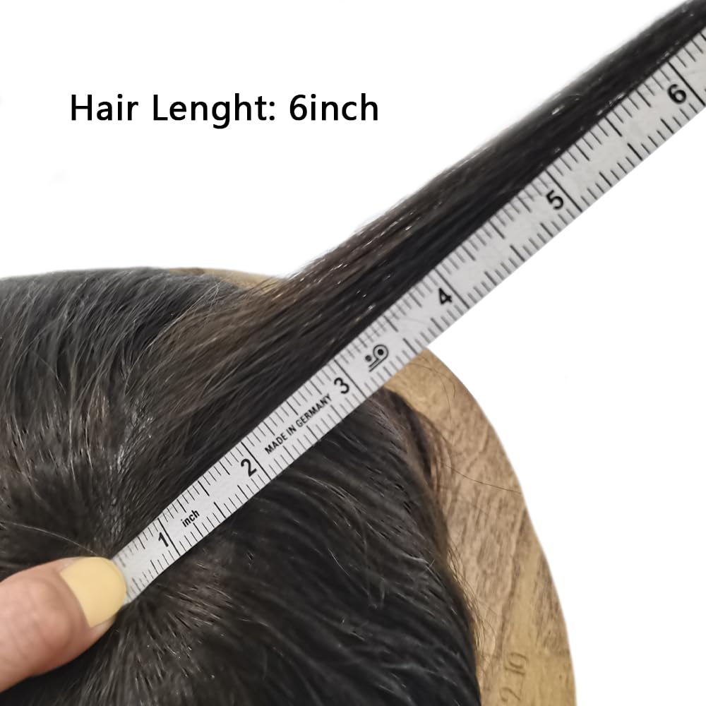 Premium Men's Toupee Hair Replacement System - 8