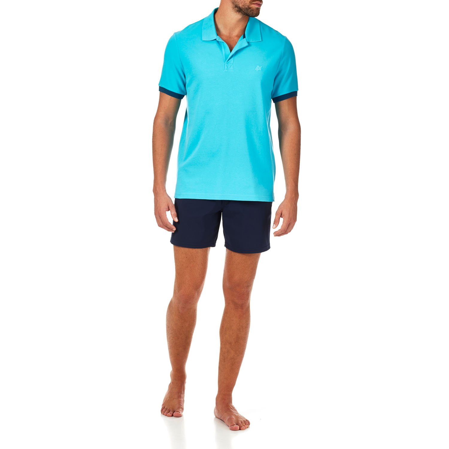 Vilebrequin Men's Premium Cotton Pique Polo Shirt - Comfortable XXL Size for Summer & Casual Wear | Beach, Golf & Vacation Outfits