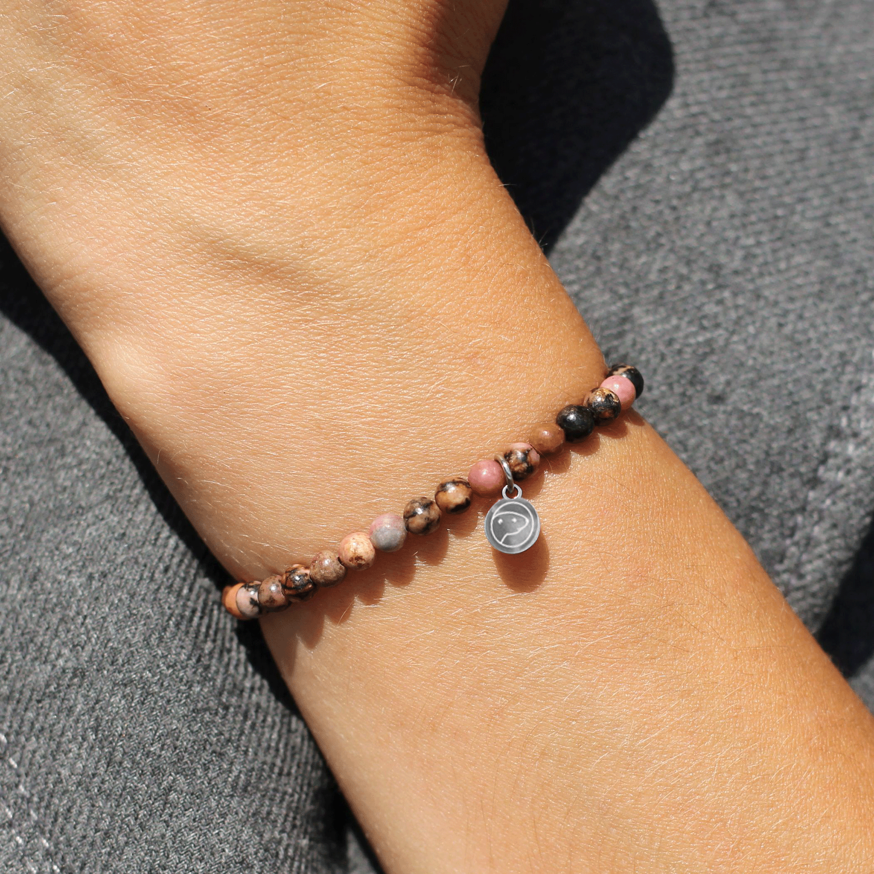 Rhodolite Gemstone Bracelet for Women - Elegant Mini Beaded Jewelry for Daily Wear & Special Occasions