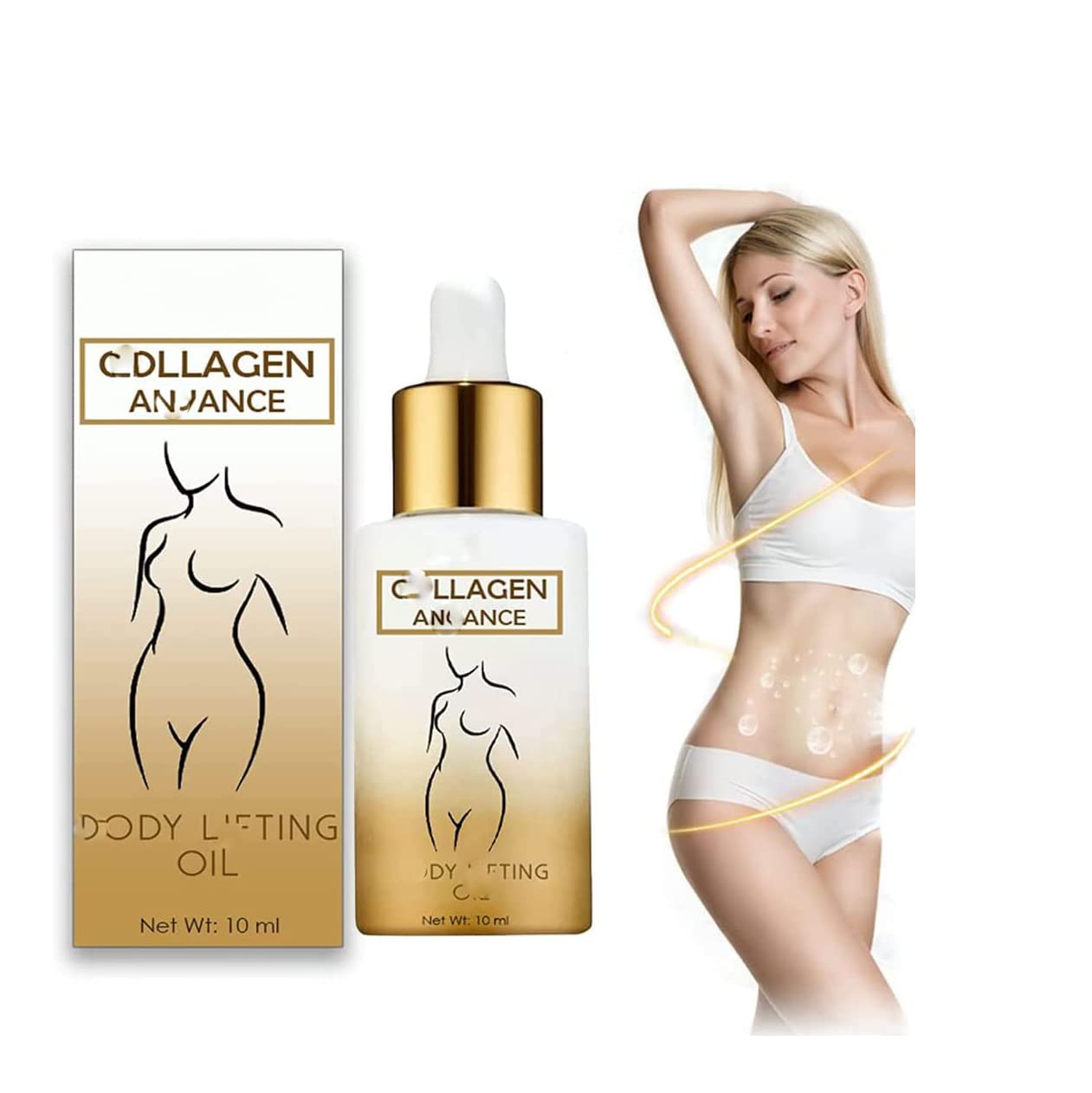 Premium Collagen Body Oil for Skin Hydration & Anti-Aging - Advanced Moisturizing Treatment for Face & Body - 1 Bottle (Perfect for Daily Skincare Routine & Post-Workout Recovery)