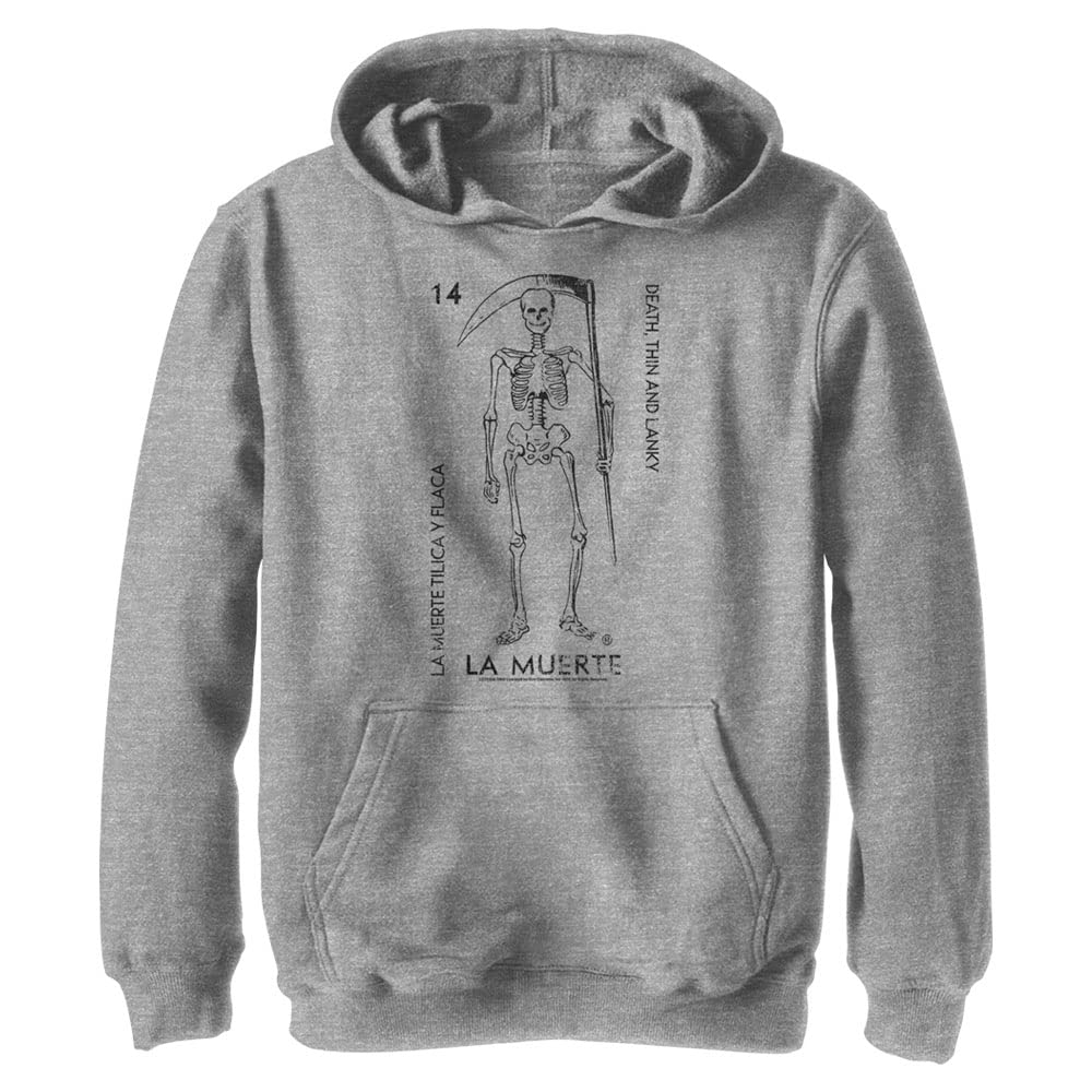 Kids' Loteria La Muerte Hoodie - Mexican Bingo Sweatshirt for Boys & Girls