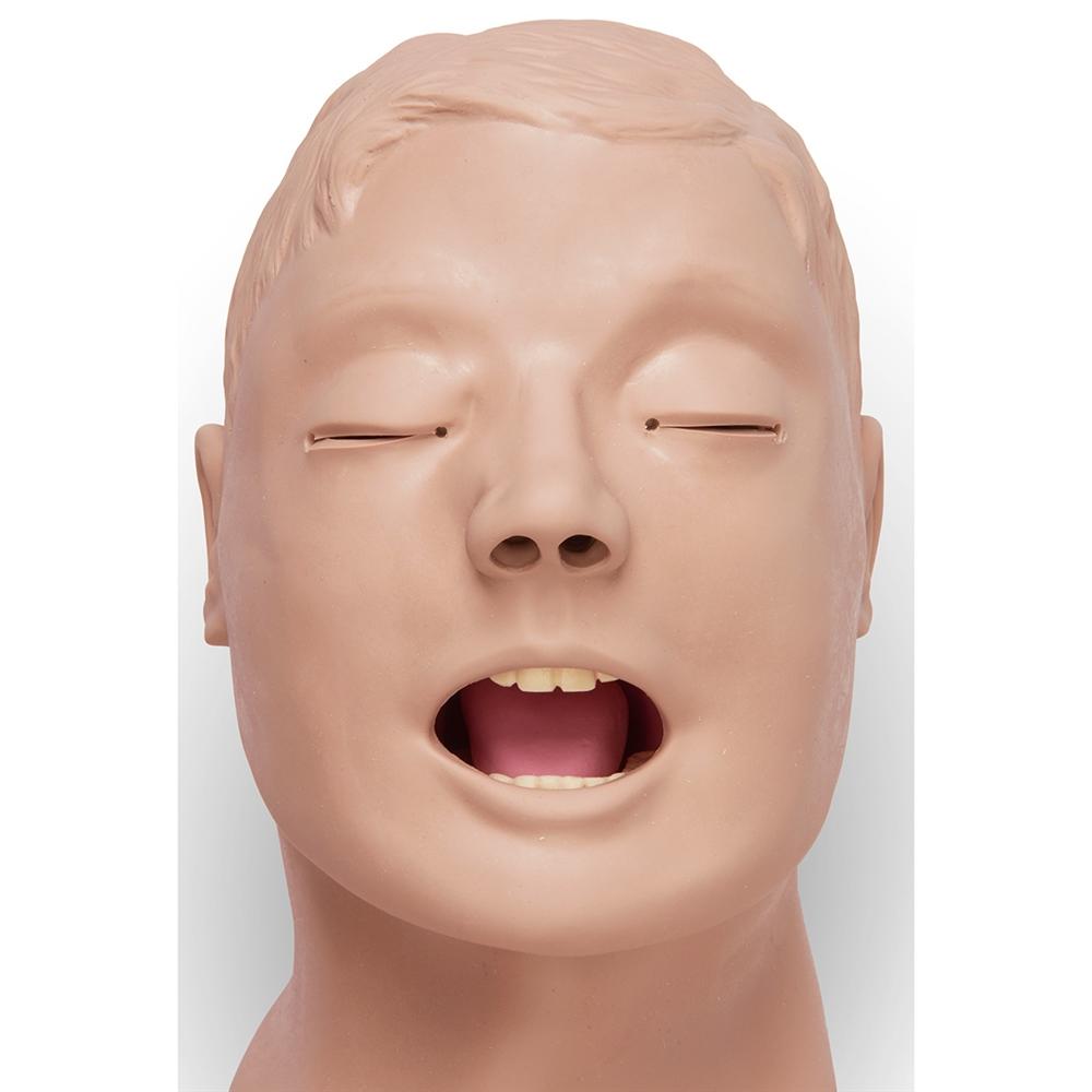 Advanced Airway Larry Airway Management Trainer Torso - Realistic CPR Manikin for EMT, Paramedic & Nursing Training - Practice Intubation, Ventilation & Airway Management Techniques