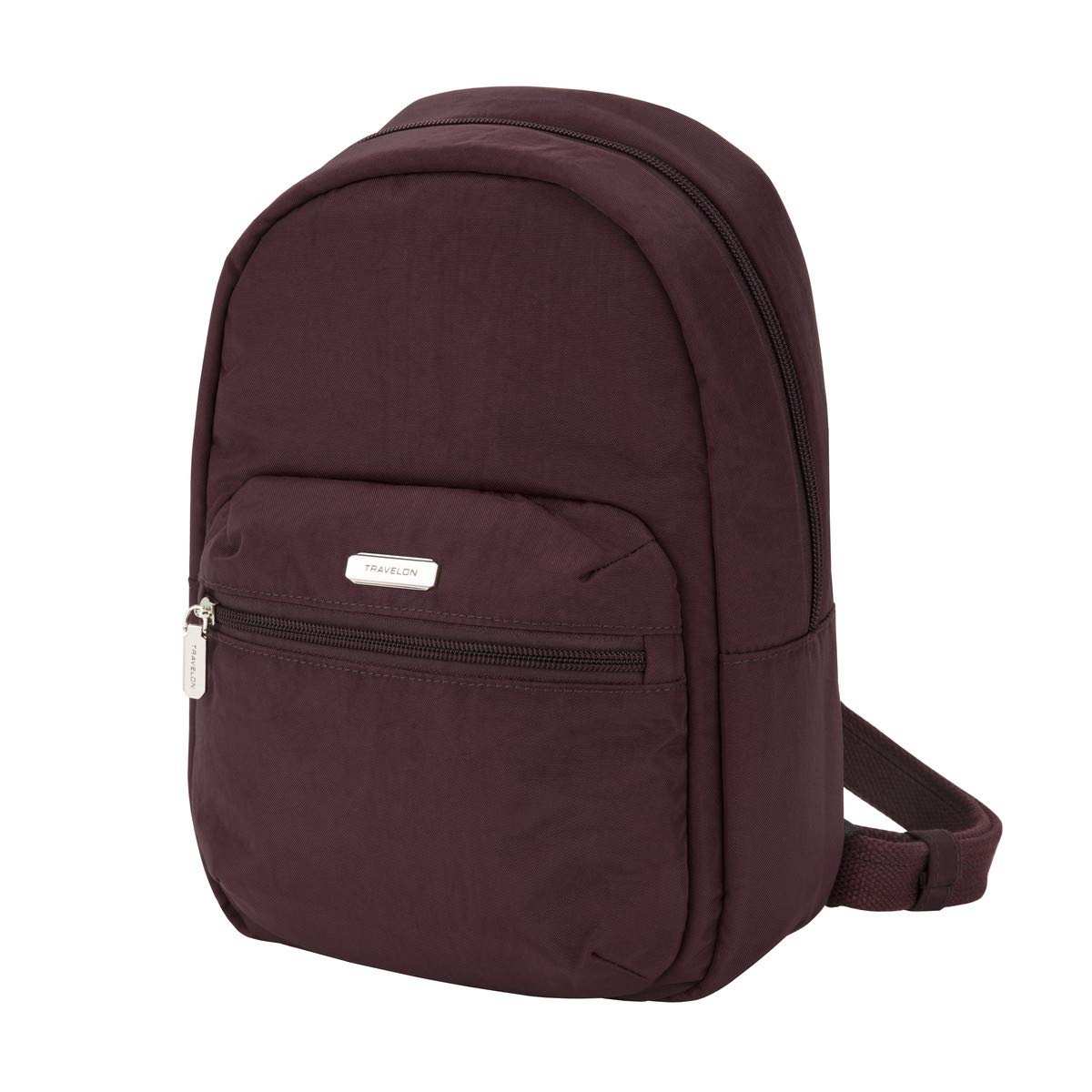 Travelon Anti-Theft Essentials Small Backpack - Secure & Lightweight Travel Daypack for Women & Men - Perfect for Commuting, Hiking & City Exploration