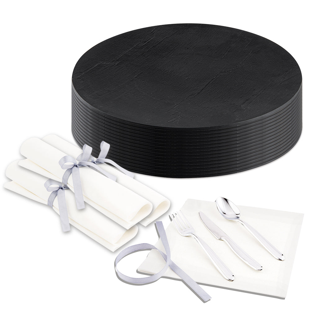 100-Pack Black 8.75