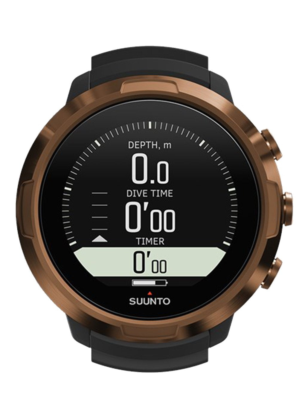 Suunto D5 Copper Dive Computer with USB Cable - Black | Scuba Diving, Freediving & Snorkeling Gear for Underwater Adventures