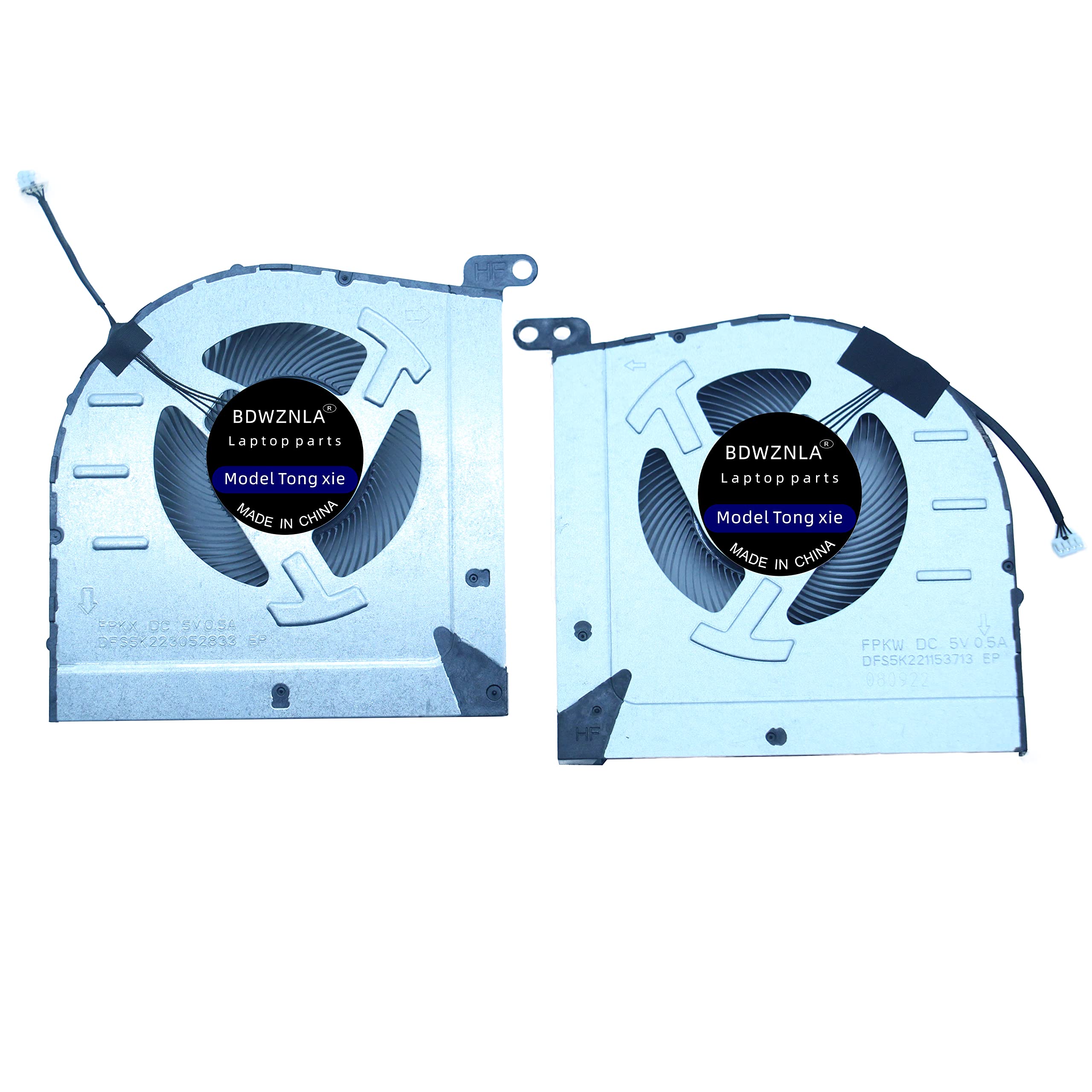 Replacement Cooling Fan for Lenovo IdeaPad Gaming 3 15IAH7 Laptop - CPU GPU Fan DFS5K223052833 FPKX DFS5K221153713 FPKW DC5V 0.5A - Perfect for Gaming, Overheating Issues & Laptop Maintenance
