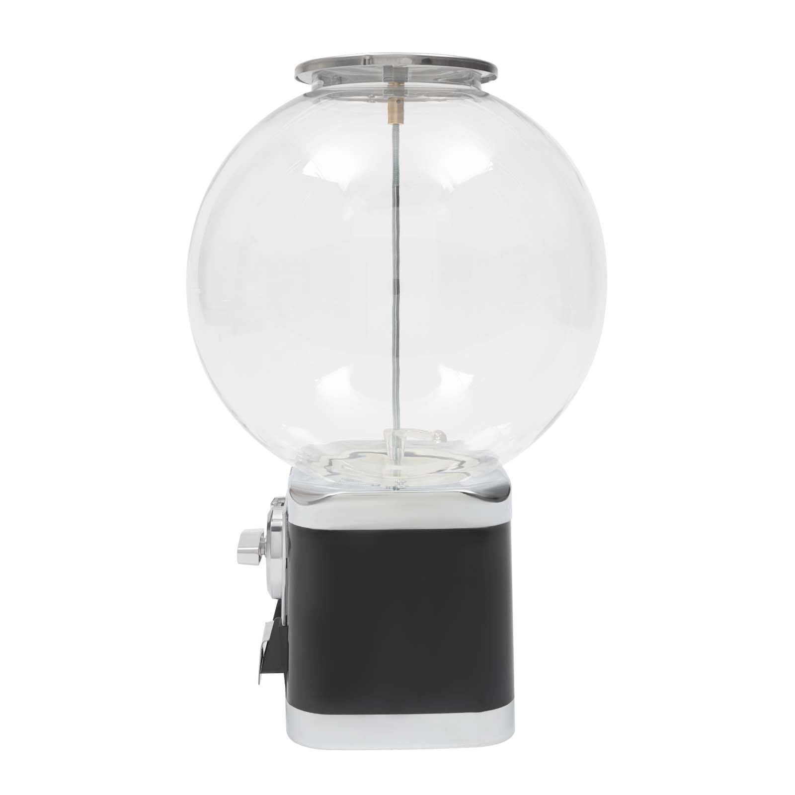 **Black Mini Candy Gumball Vending Machine - $1 Toy & Capsule Dispenser for Business, Parties & Home Use**