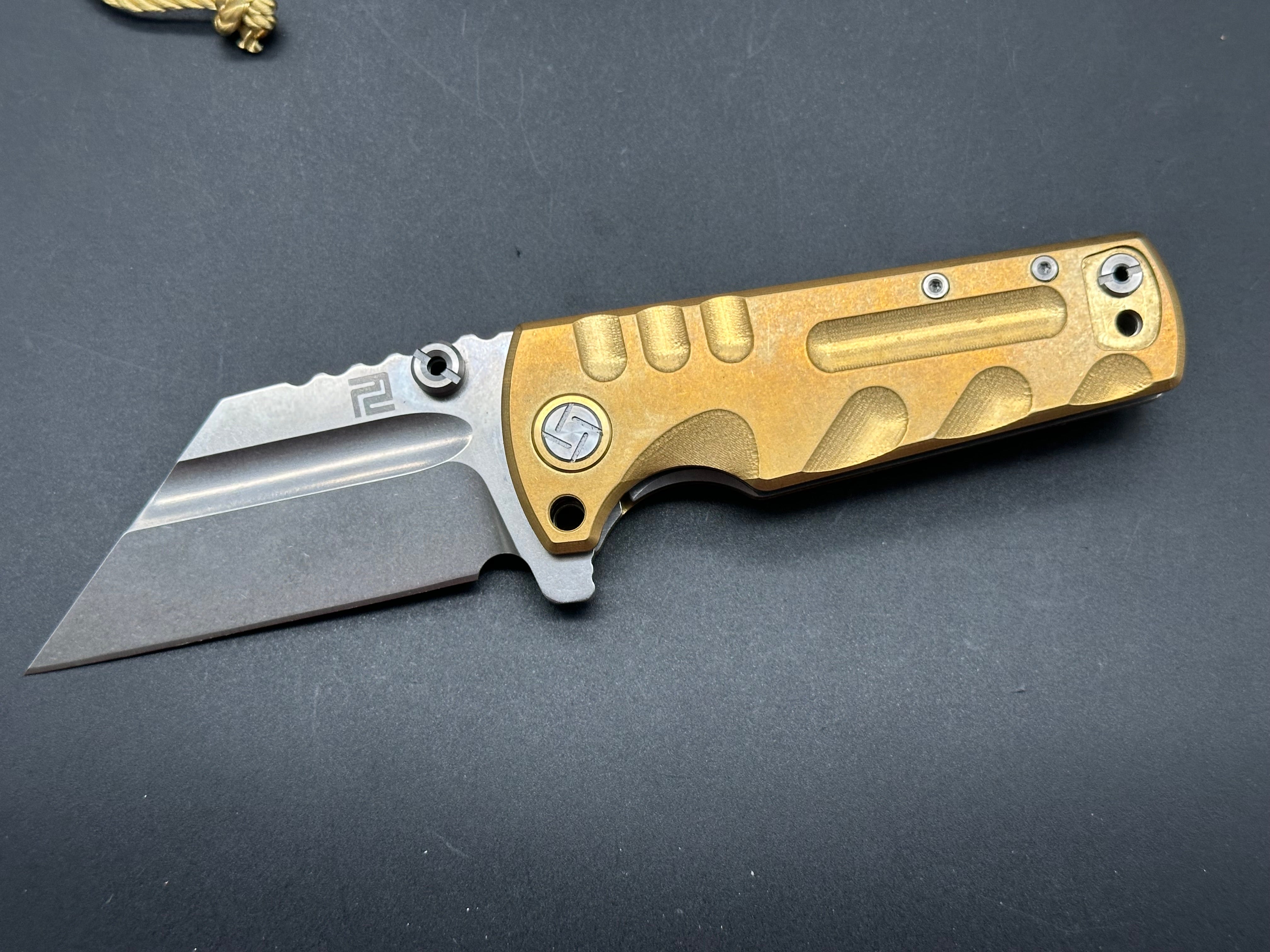 Artisan Cutlery Proponent Mini Brass Pocket Knife - Premium EDC Folding Knife for Outdoor, Camping & Everyday Carry | Perfect for Hiking, Survival & Tactical Use