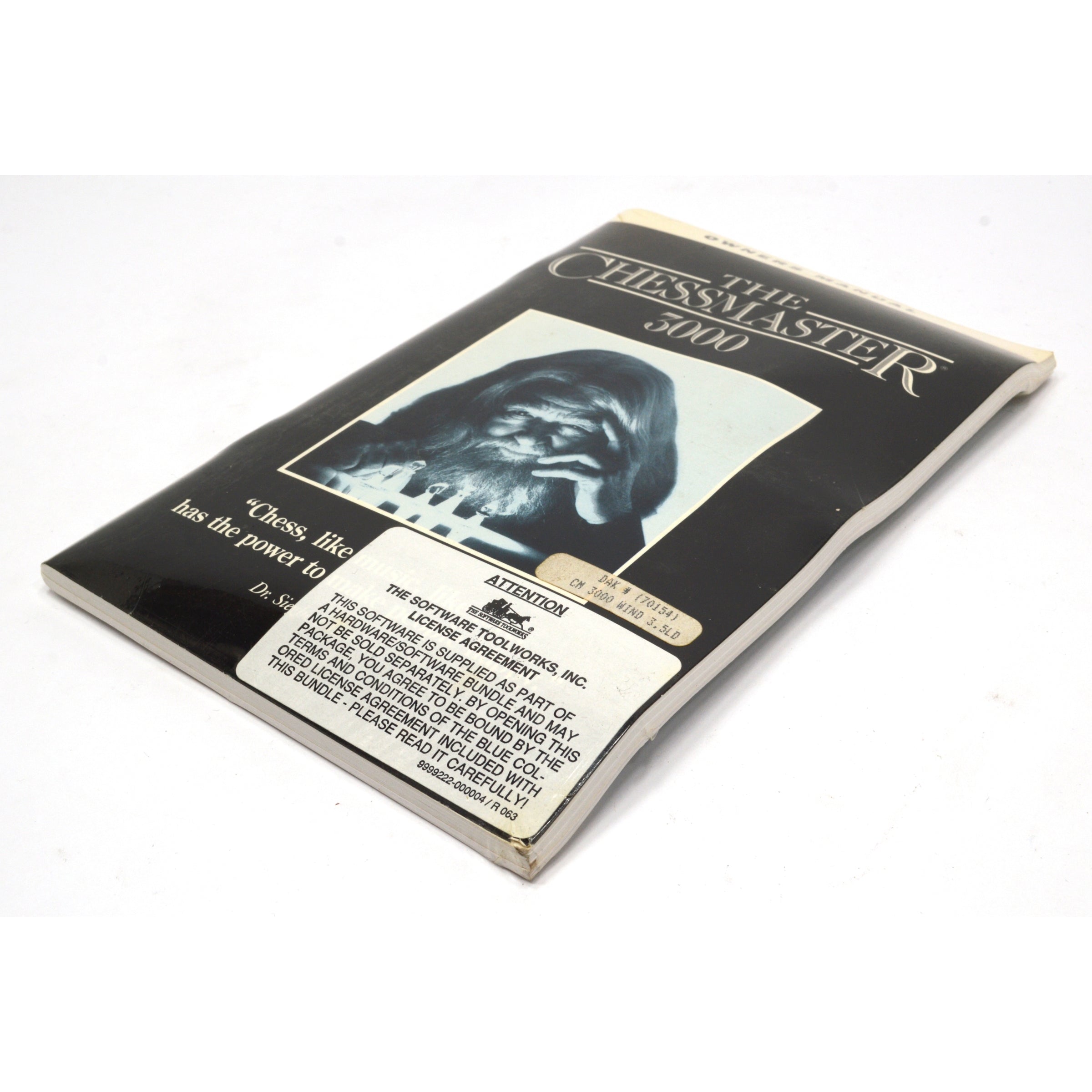 Factory Sealed Chessmaster 3000 Computer Game with Original Manual - Perfect for Beginners & Advanced Players - Home Entertainment & Strategy Training