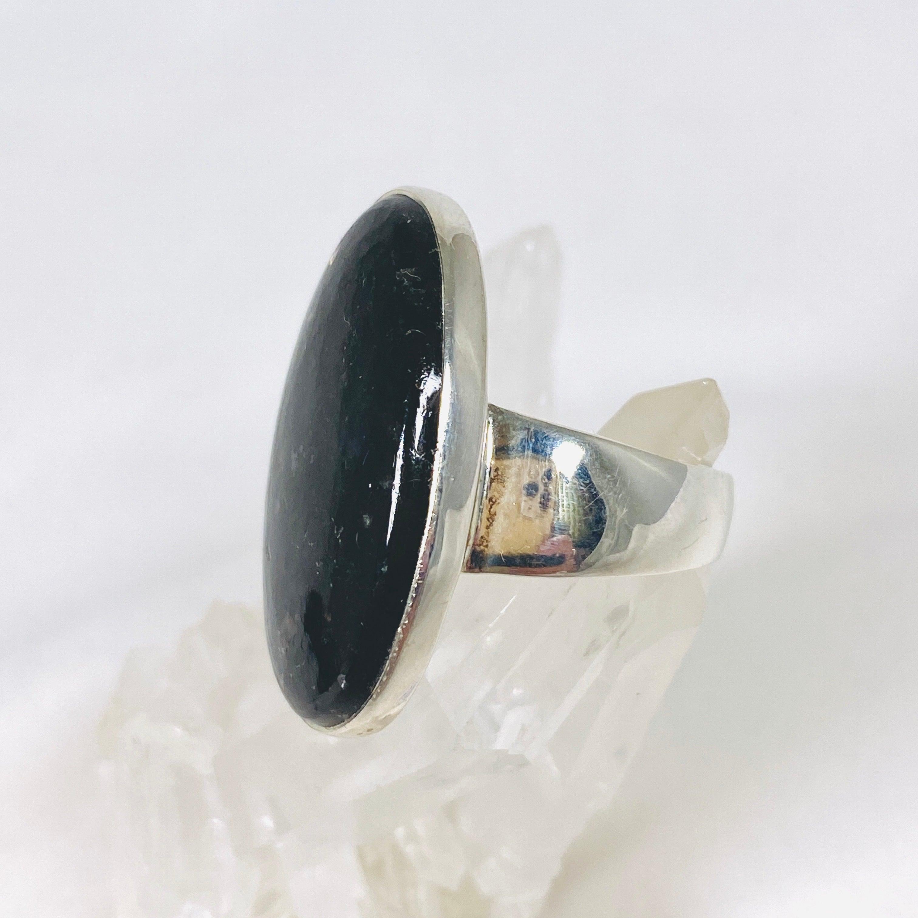 Coppernite Oval Ring Size 11 - Elegant & Durable 925 Sterling Silver Jewelry for Women | Perfect for Weddings, Anniversaries & Special Occasions