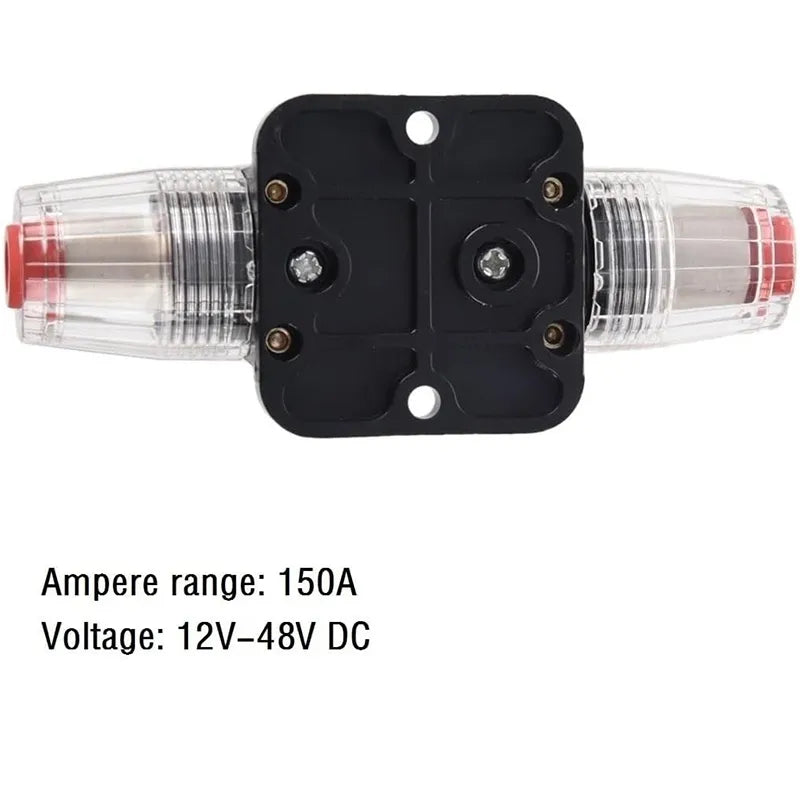 48V 150A DC Circuit Breaker for Solar Power Systems, Electric Vehicles, and Marine Applications - High Current Protection Switch