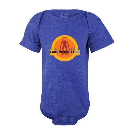 Lake Wenatchee 2020 Infant Short Sleeve Bodysuit - Soft Cotton Baby Onesie for Boys & Girls - Perfect for Playtime, Daycare & Family Photos