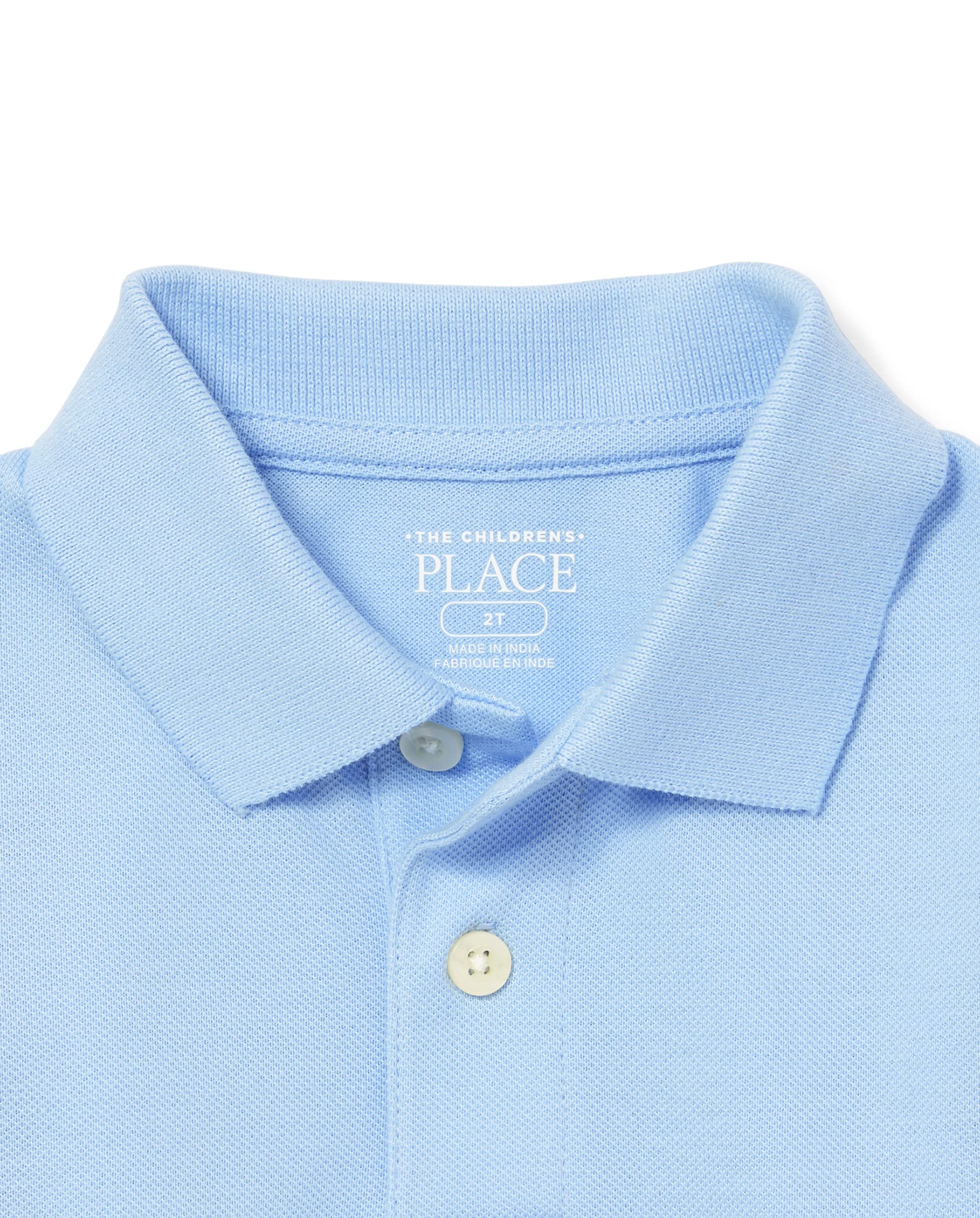 The Children's Place Boys Long Sleeve Pique Polo Shirt - Comfortable Cotton School Uniform & Casual Wear for Kids