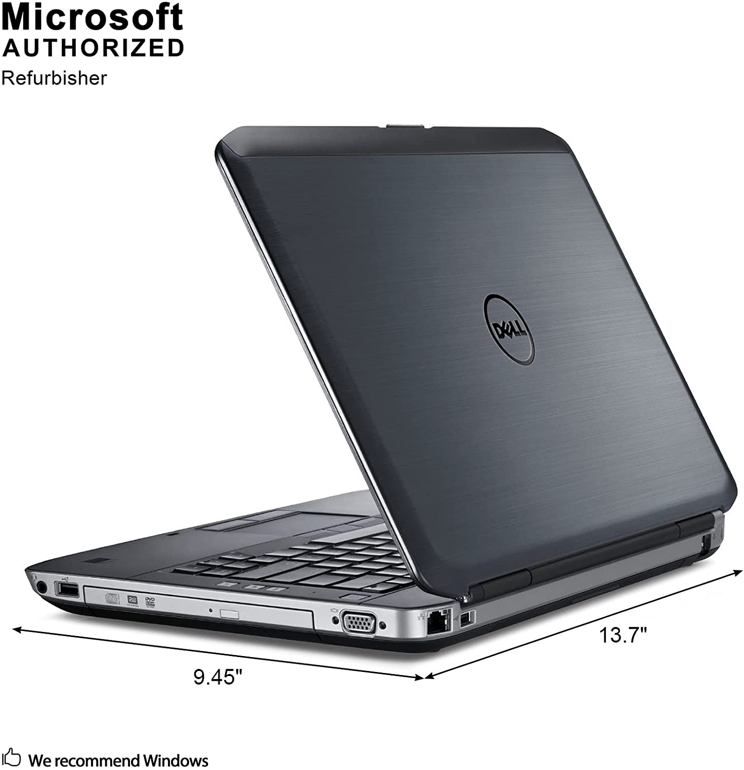 Refurbished Dell Latitude E5430 Laptop - Intel Core i5 2.3GHz, 8GB RAM, 128GB SSD, Windows 10 Pro | HDMI, DVD-RW | Dell Certified Grade A with Warranty | Perfect for Business, School & Remote Work