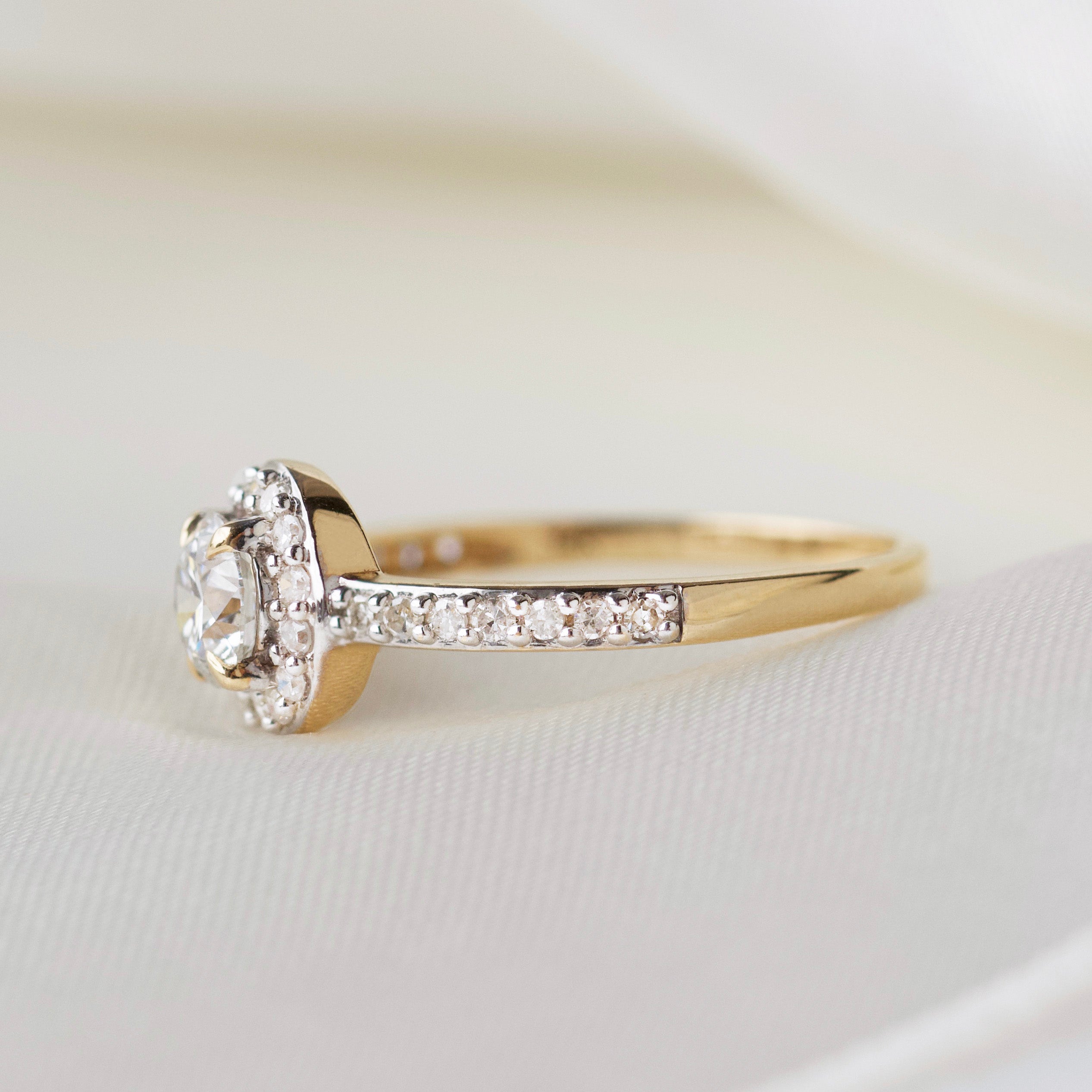 Grace CVD Diamond Ring - Size UK N 1/2 | Lab-Grown Diamond Engagement Ring for Women | Perfect for Proposals, Anniversaries & Special Occasions