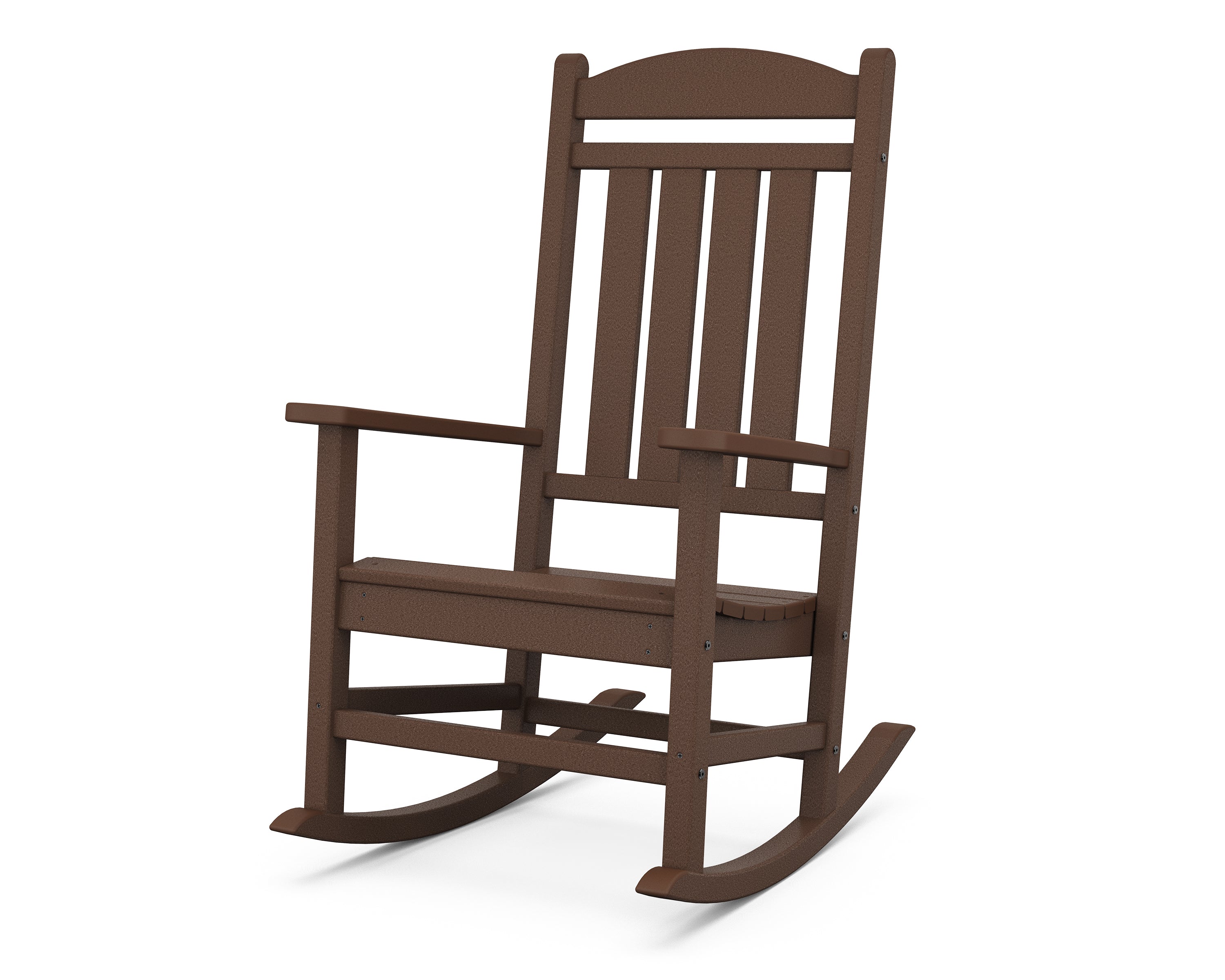 POLYWOOD Presidential Rocker - Durable Outdoor Rocking Chair for Patio, Garden & Porch - All-Weather Resin Wicker - Comfortable & Stylish Seating for Relaxing & Entertaining