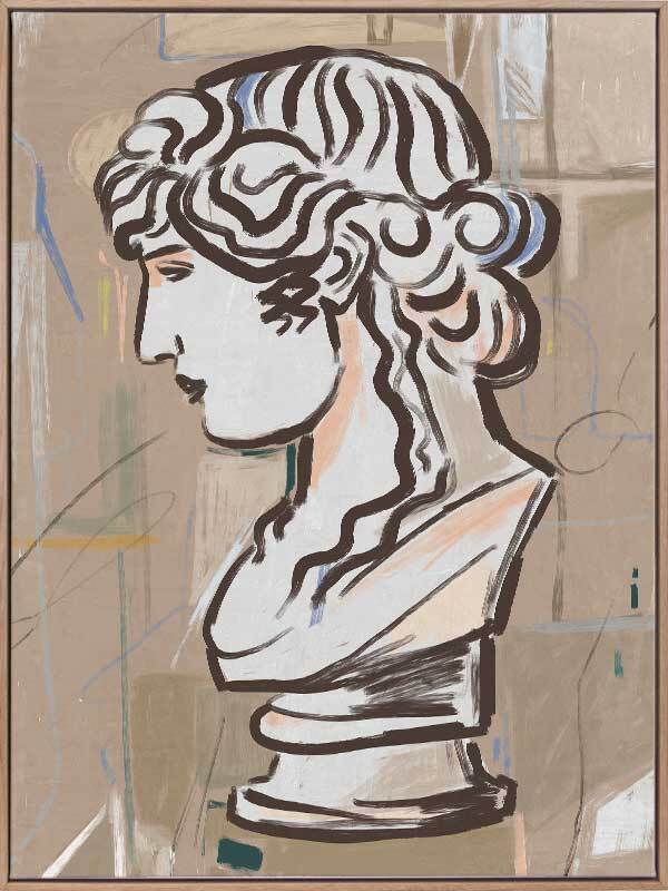 Diana Canvas Art Print - High-Quality Wall Decor for Living Room, Bedroom & Office | Perfect Gift for Home & Wedding