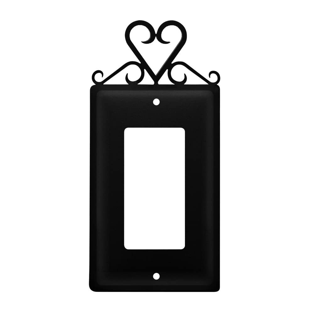 EG-51 Heart GFI Electric Outlet Cover - Waterproof Safety Cover for Outdoor & Indoor Use - Ideal for Patio, Garage, and Bathroom GFCI Protection