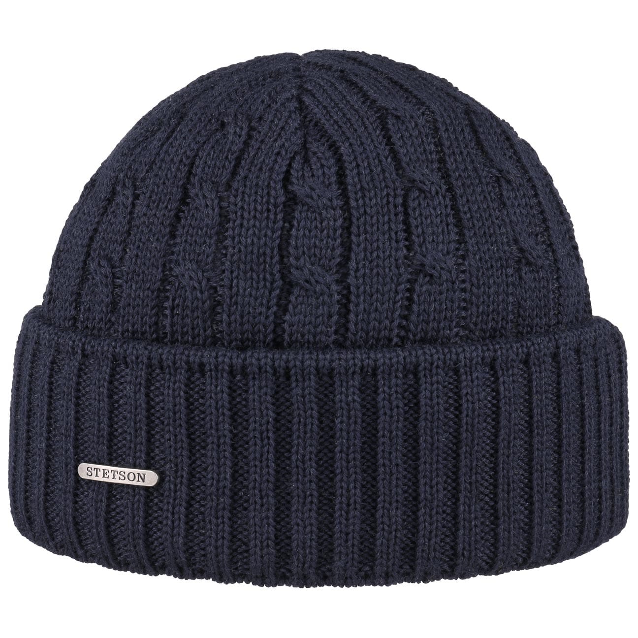 Stetson Georgia Wool Knit Hat with Cuff - Warm Winter Beanie for Men & Women - Perfect for Skiing, Hiking, and Outdoor Activities