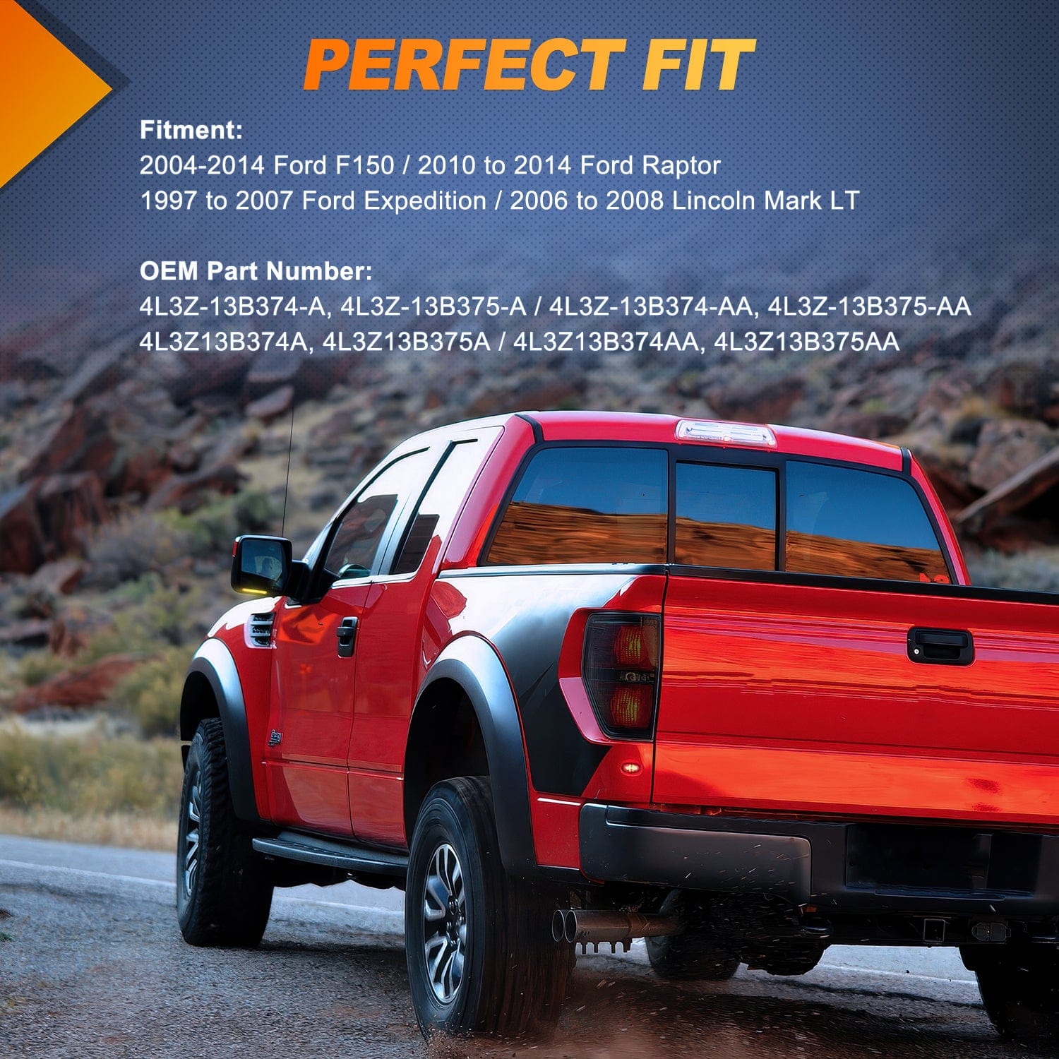Side Mirror Marker Light Compatible with Ford Expedition (1997-2014), F150 (2004-2014), Raptor (2010-2014) & Lincoln Mark LT (2006-2008) - LED Turn Signal Light for Enhanced Safety & Style - Perfect for Night Driving & Off-Road Adventures