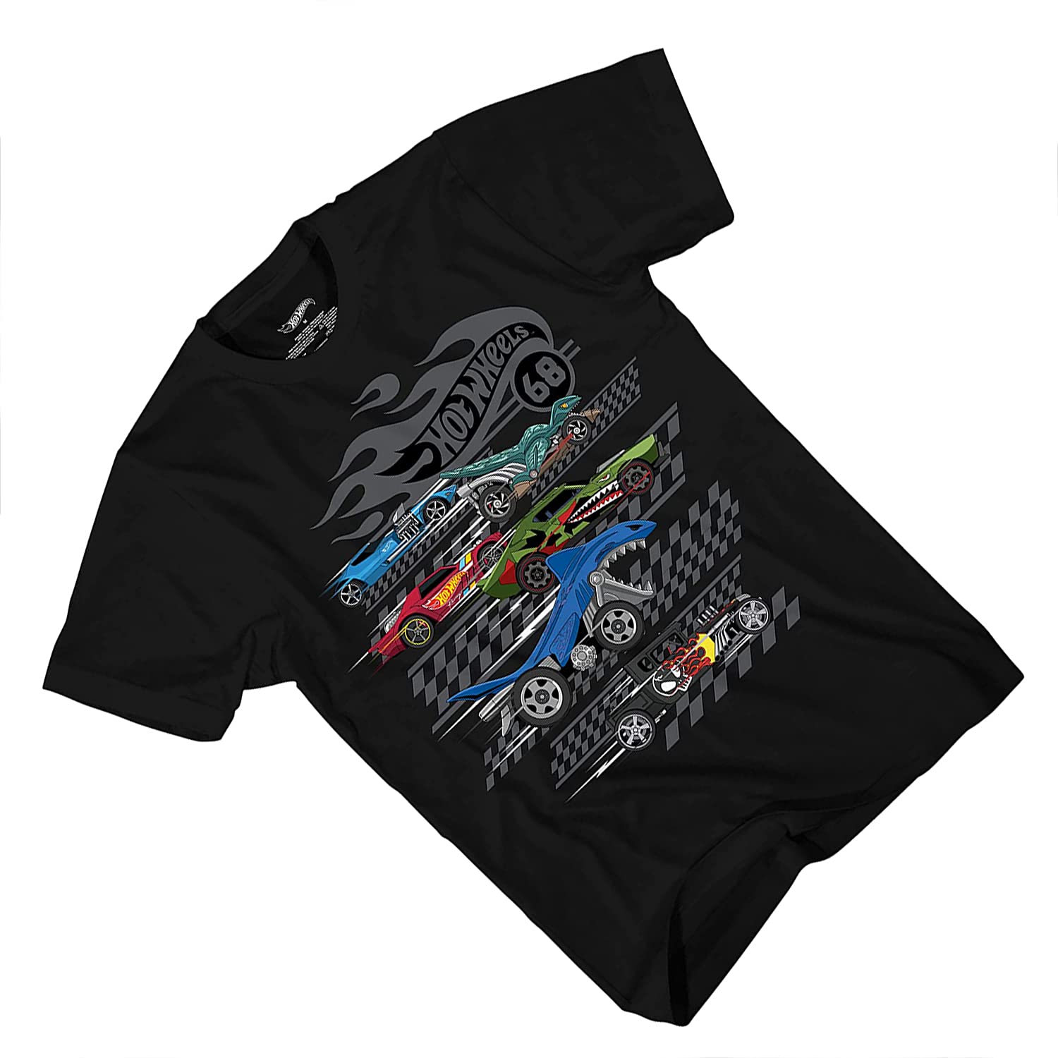 Hot Wheels Boys Short Sleeve T-Shirt - Cool Cars Graphic Tee for Kids - Perfect for Playdates, Birthday Parties & Everyday Wear