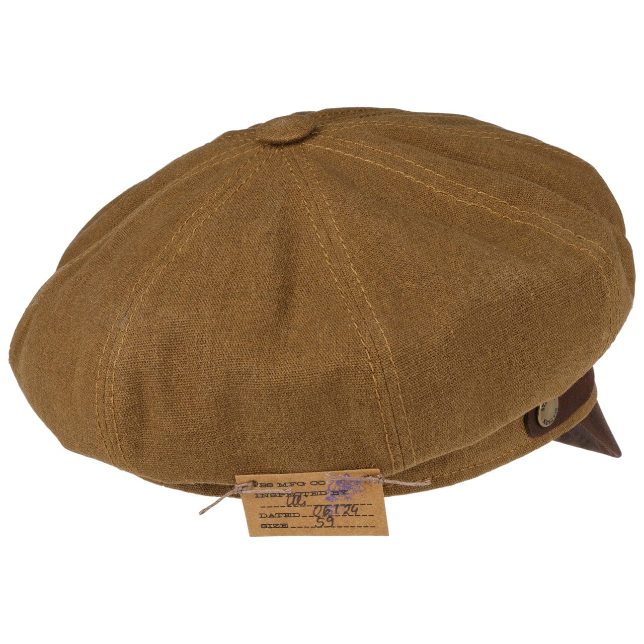 Stetson Men's Waxed Cotton Contrast Fisherman Cap - Classic Outdoor Hat for Fishing, Hiking & Casual Wear