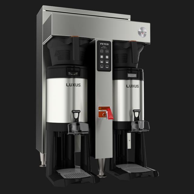 Fetco CBS 1152 V+ Twin Station Commercial Coffee Brewer - 2x5.0 kW/3x5.0 kW High Capacity - Perfect for Cafes, Restaurants & Offices