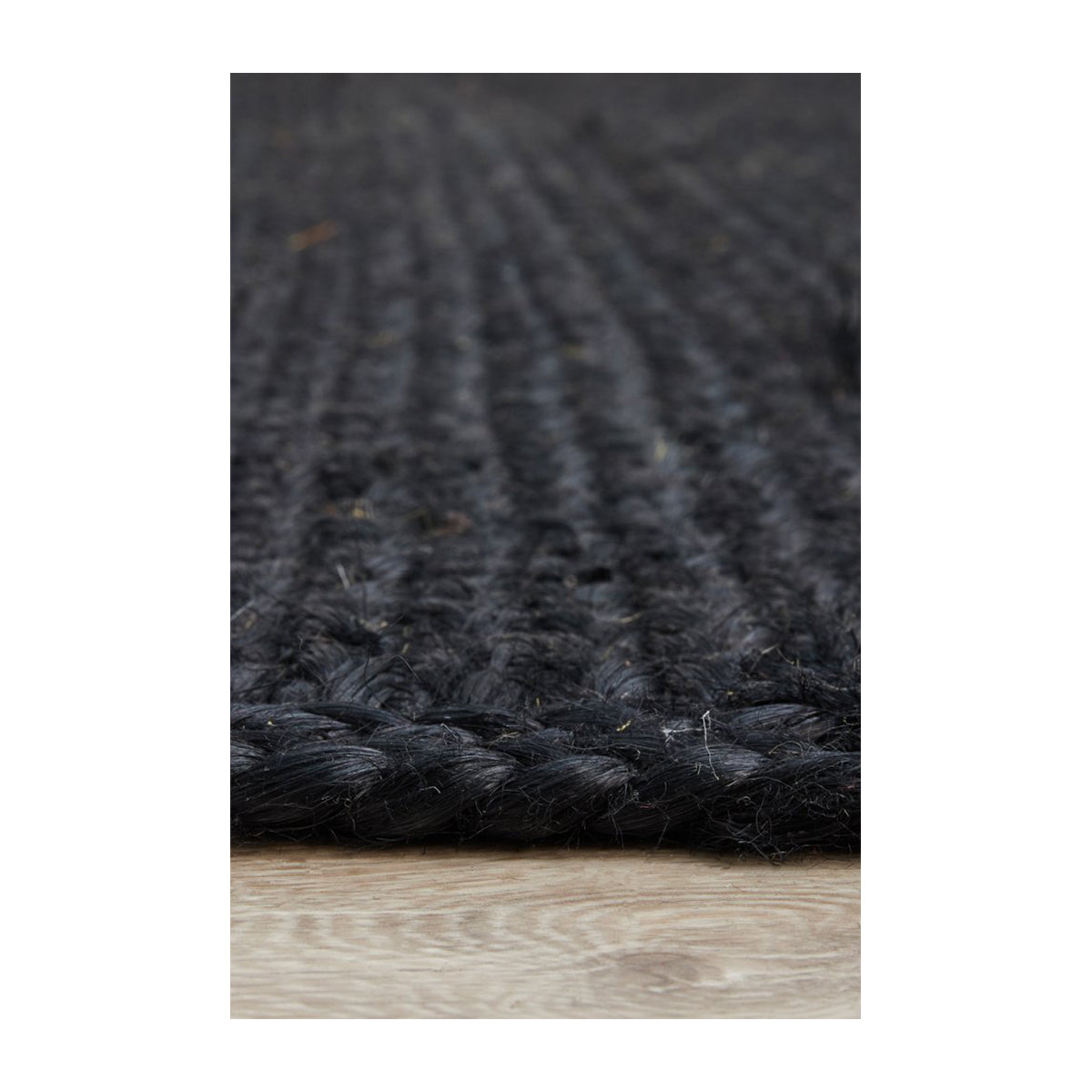 Bondi Rectangle Rug - Soft Modern Black Area Rug for Living Room, Bedroom, or Office - Non-Slip & Easy to Clean