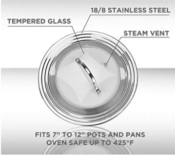 Premium Stainless Steel Universal Multipurpose Lid - Durable & Rust-Proof for Mason Jars, Food Containers & Kitchen Storage - Perfect for Canning, Meal Prep & Organization