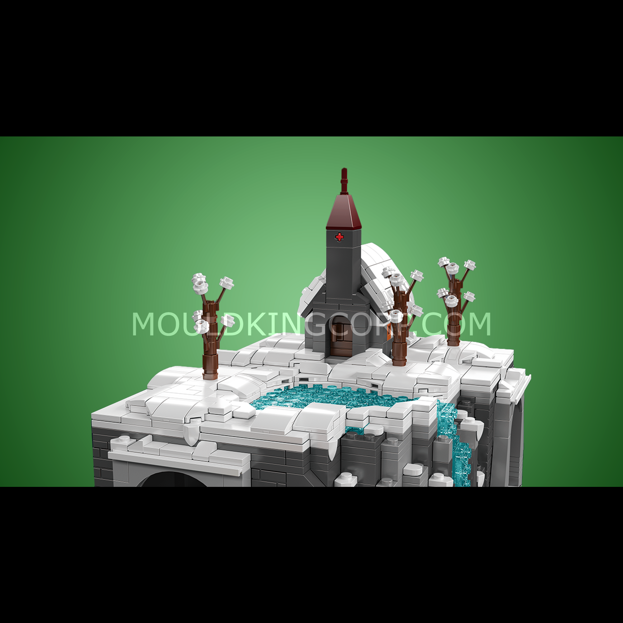 Mould King 12029 Christmas Train Wonderland Building Set - 4,232 Pieces Holiday Model Train Kit for Adults & Kids | Perfect for Christmas Decorations, Winter Village Displays & Train Enthusiasts