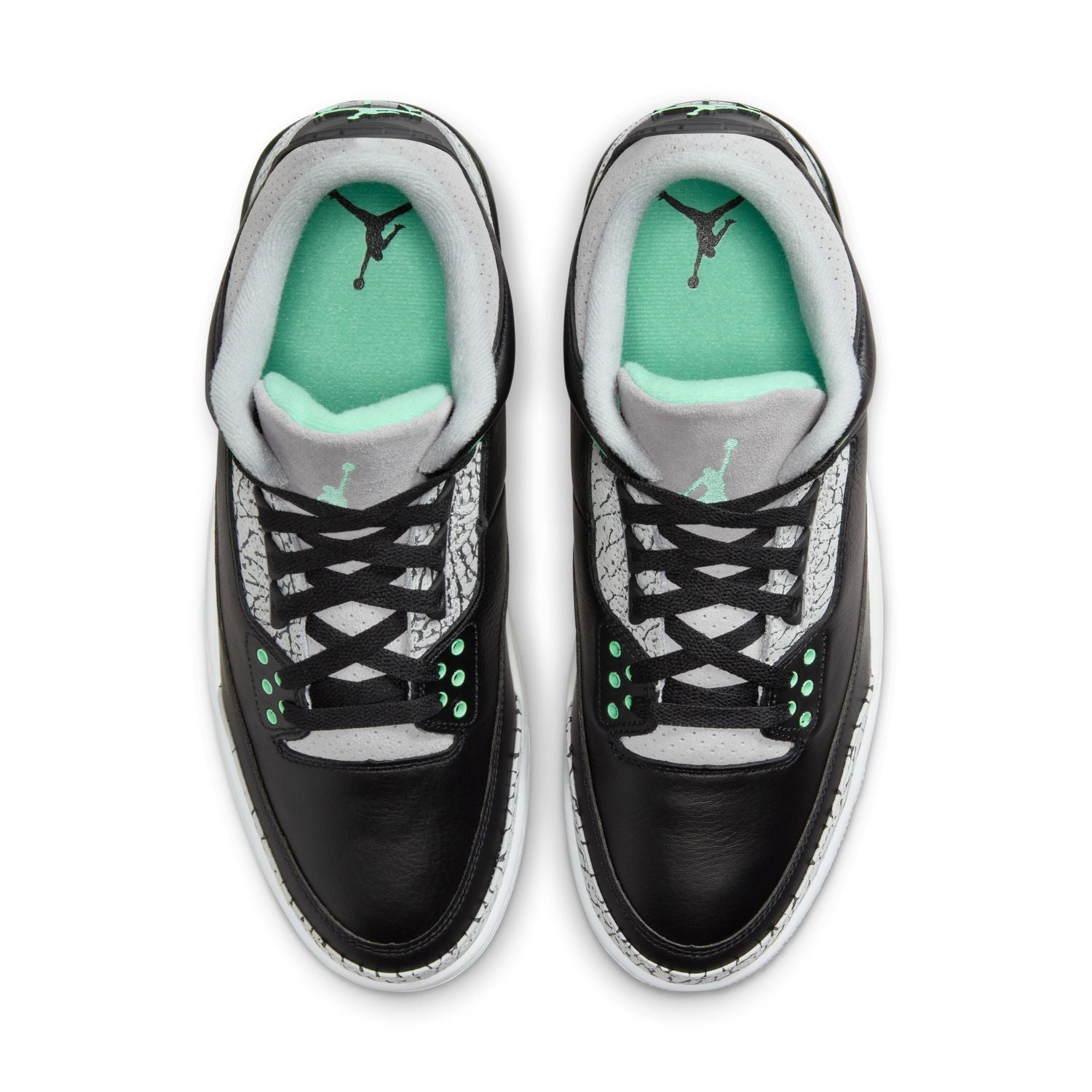 Air Jordan 3 Retro 'Green Glow' Men's Basketball Shoes - Stylish Sneakers for Casual Wear & Street Fashion | Perfect for Sports, Gym & Everyday Outfits
