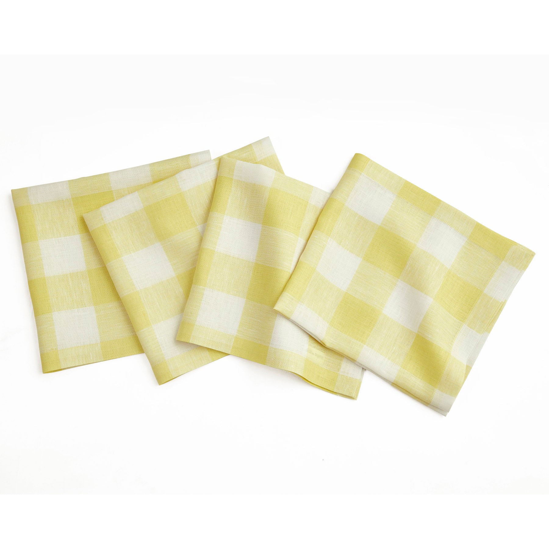 Buffalo Check Cotton Napkins - Set of 4 Premium Dinner Napkins for Farmhouse Dining, Holiday Table Setting & Rustic Home Decor