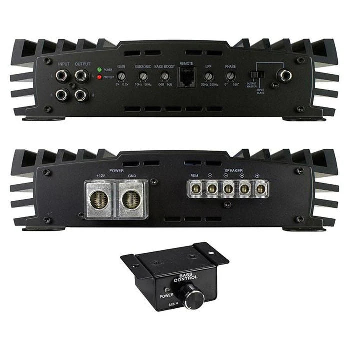 VFL COMP 2K Car Audio Amplifier - 2000 Watt High Power Mono Block Amp for Subwoofers | Perfect for Car Audio Systems & Bass Boost