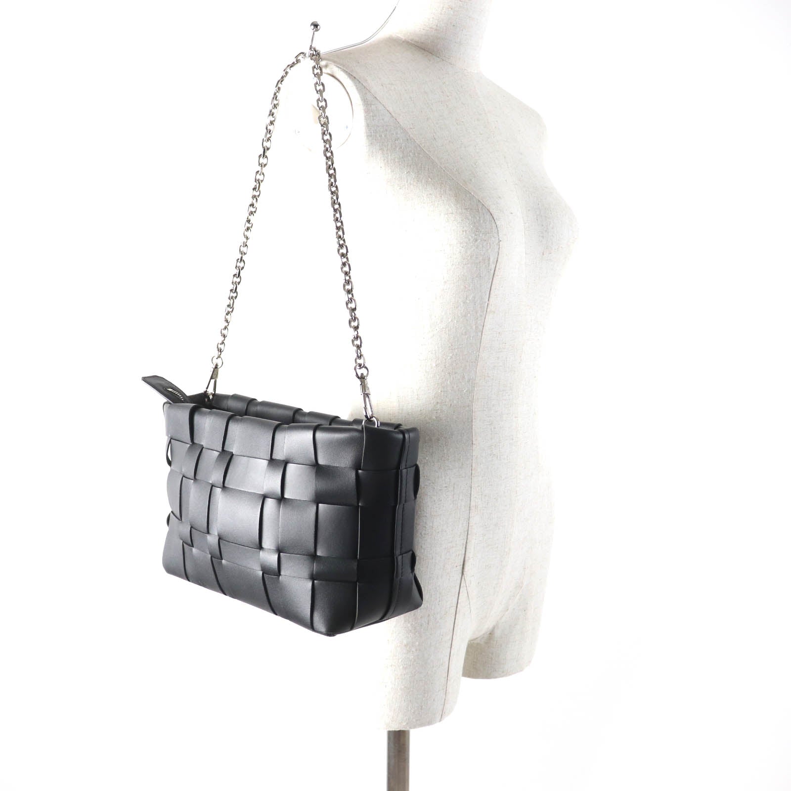 3.1 Phillip Lim Odita Lattice Pouch Leather Shoulder Bag for Women - Stylish Crossbody Purse with Lattice Design, Perfect for Work, Travel & Evening Out