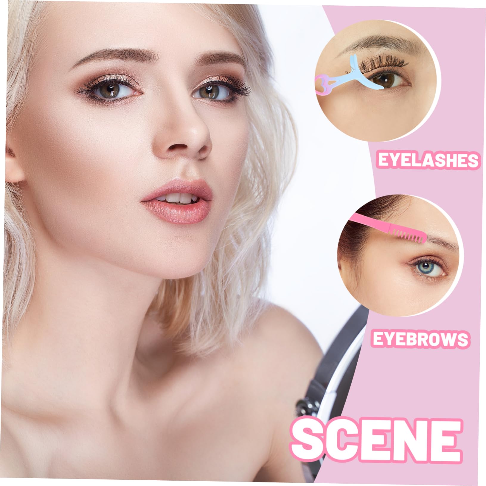 Professional Eyelash Applicator Tool - Durable Lash Tweezer & Comb for Perfect Eyelash Extensions | Women's Beauty Essential for Salon & Home Use