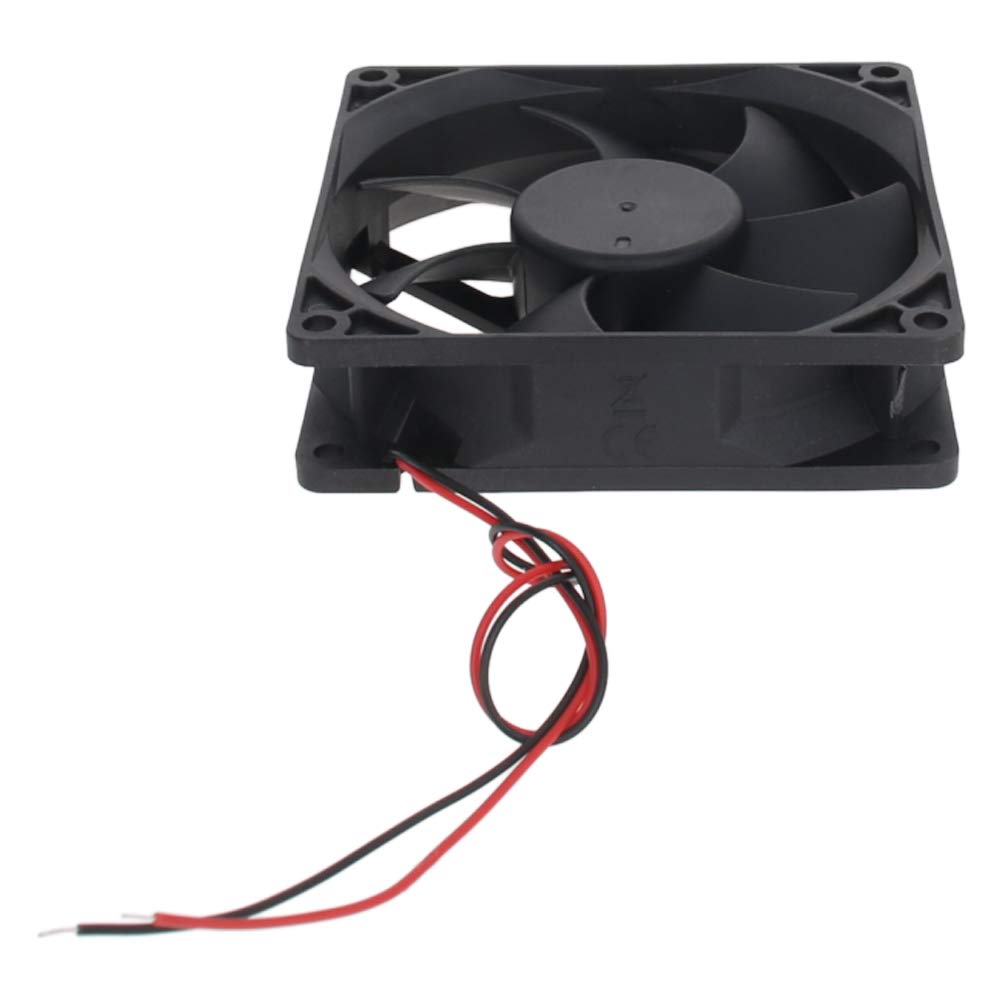 Aicosineg 12V Sleeve Bearing Cooling Fan - 92x92x25mm PC Case Fan, 2.4W Long Life Computer Fan for CPU Radiator & PC Cooling (1Pcs) - Perfect for Gaming PCs, Workstations & Home Office Computers