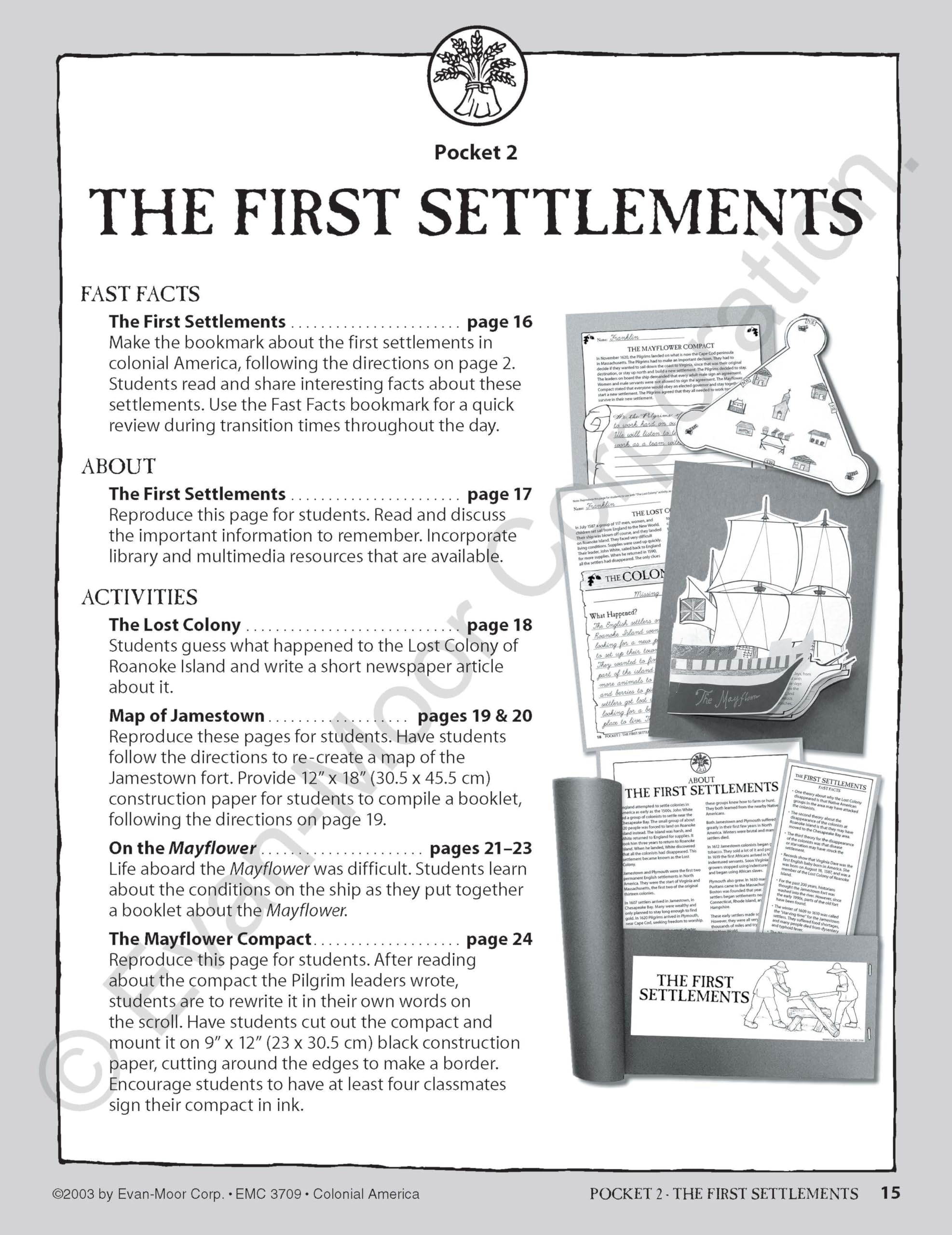 History Pockets: Colonial America Activity Book for Grades 4-6+ | Educational Social Studies Resource for Homeschool & Classroom Learning | Explore Early American History with Hands-on Projects